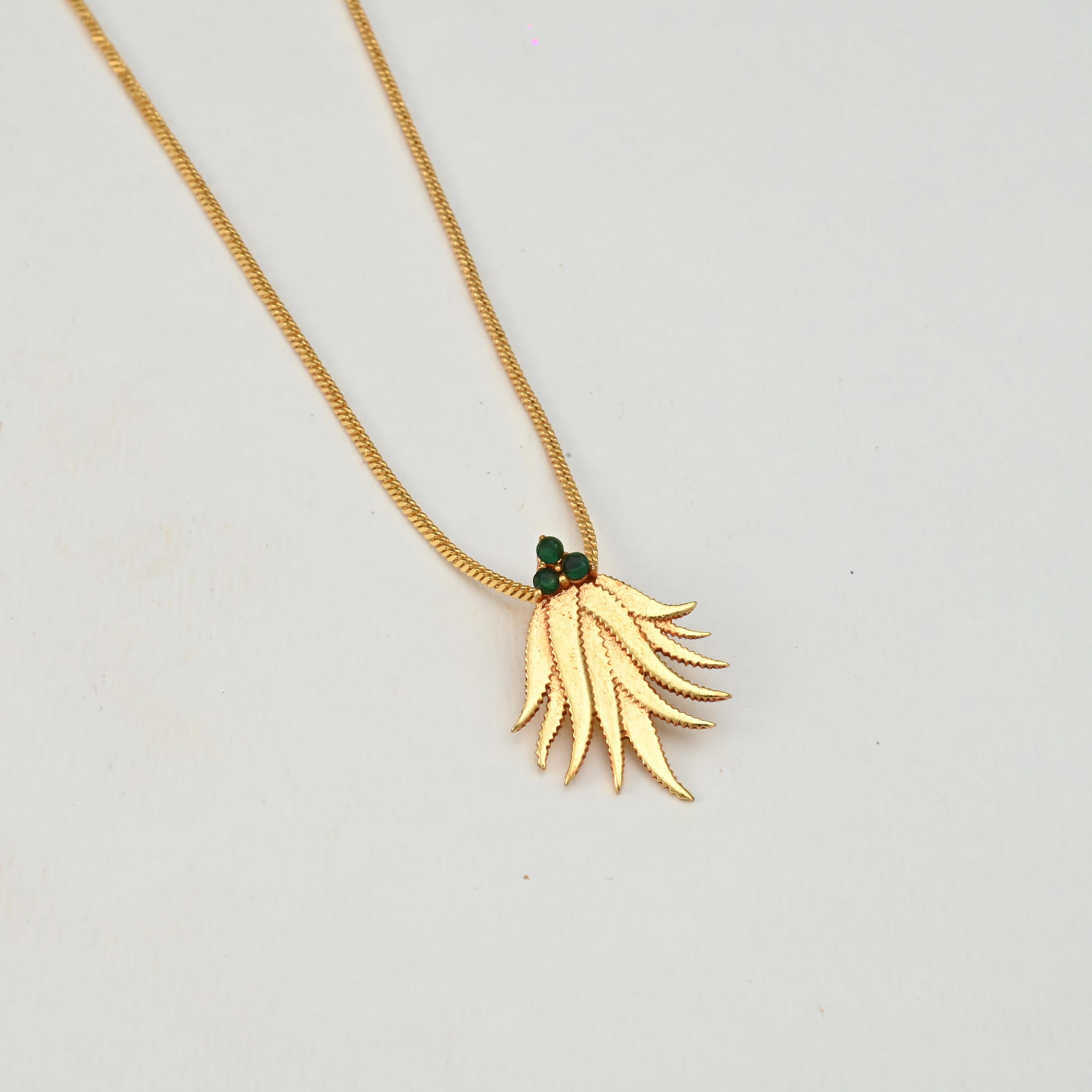 Aloe Vera Pendant Necklace