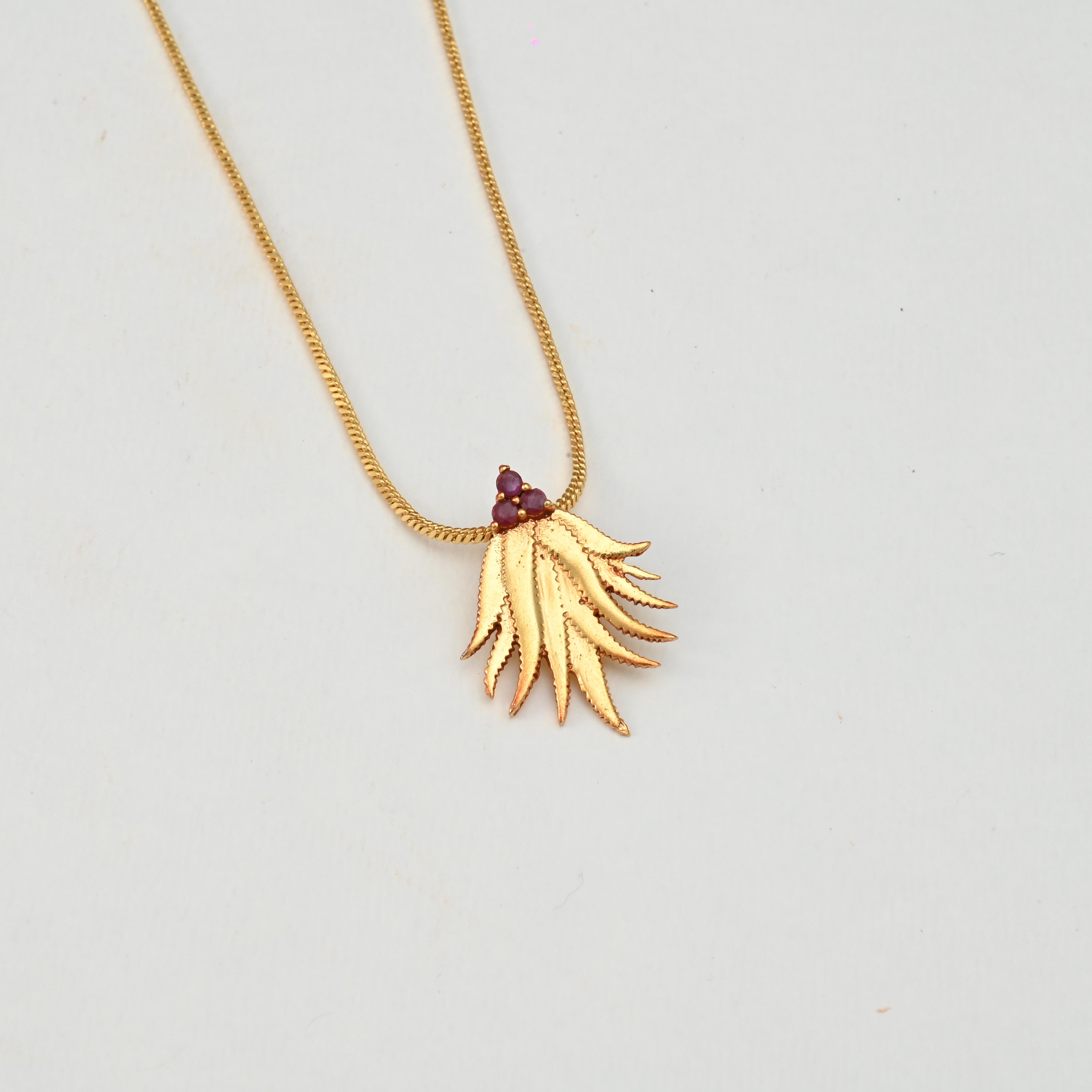 Aloe Vera Pendant Necklace