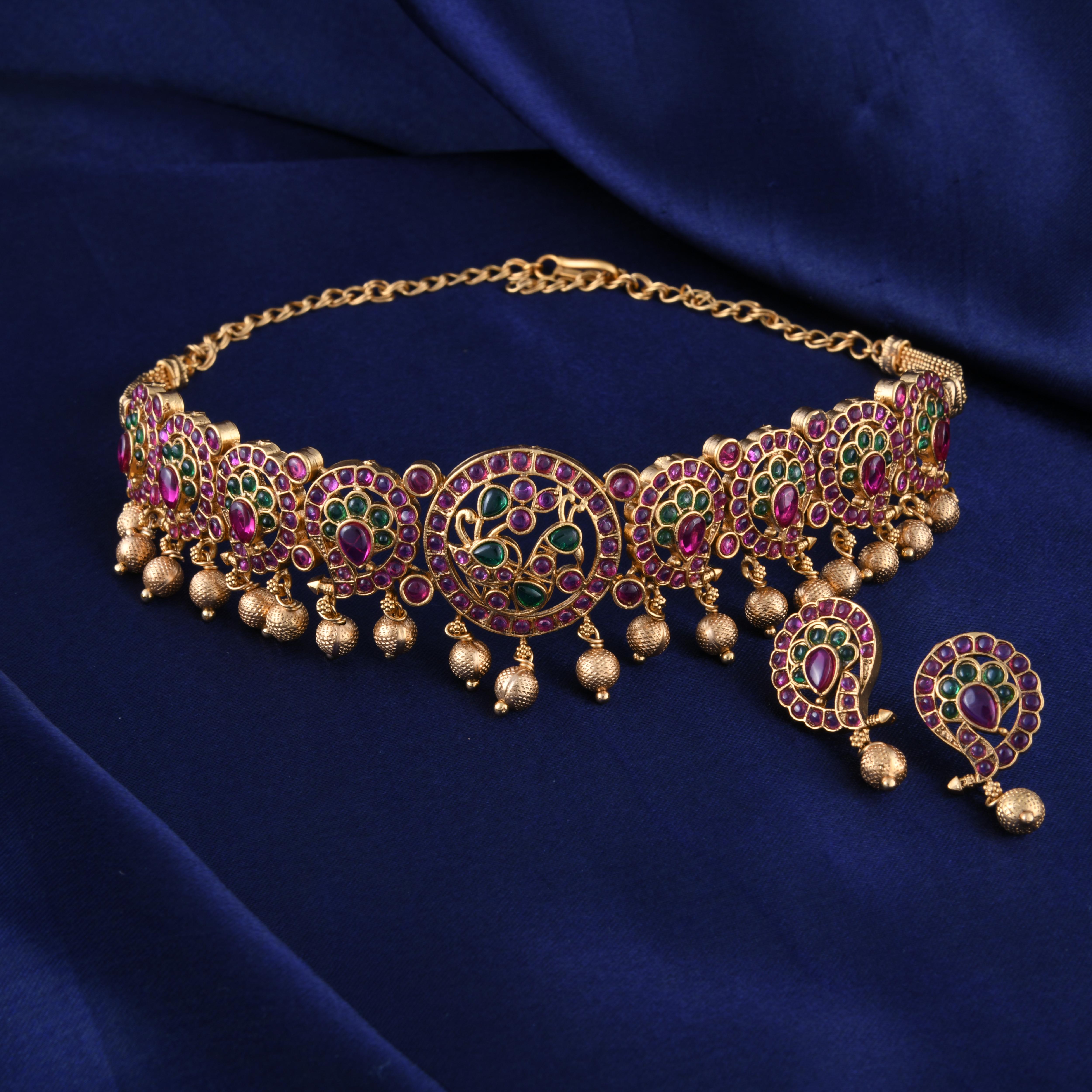 Shreya Temple Choker Necklace