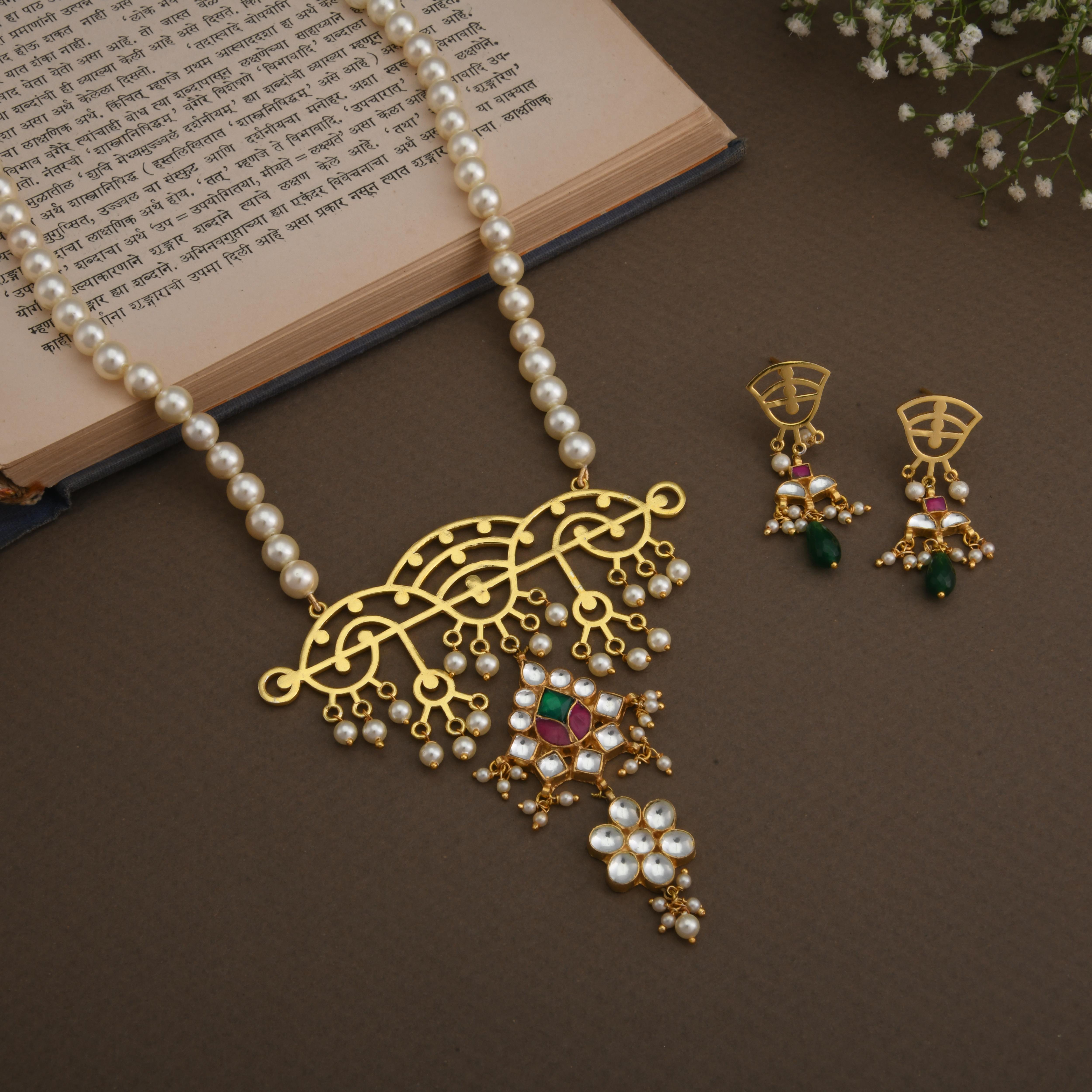 Asmi Rangoli Necklace Set