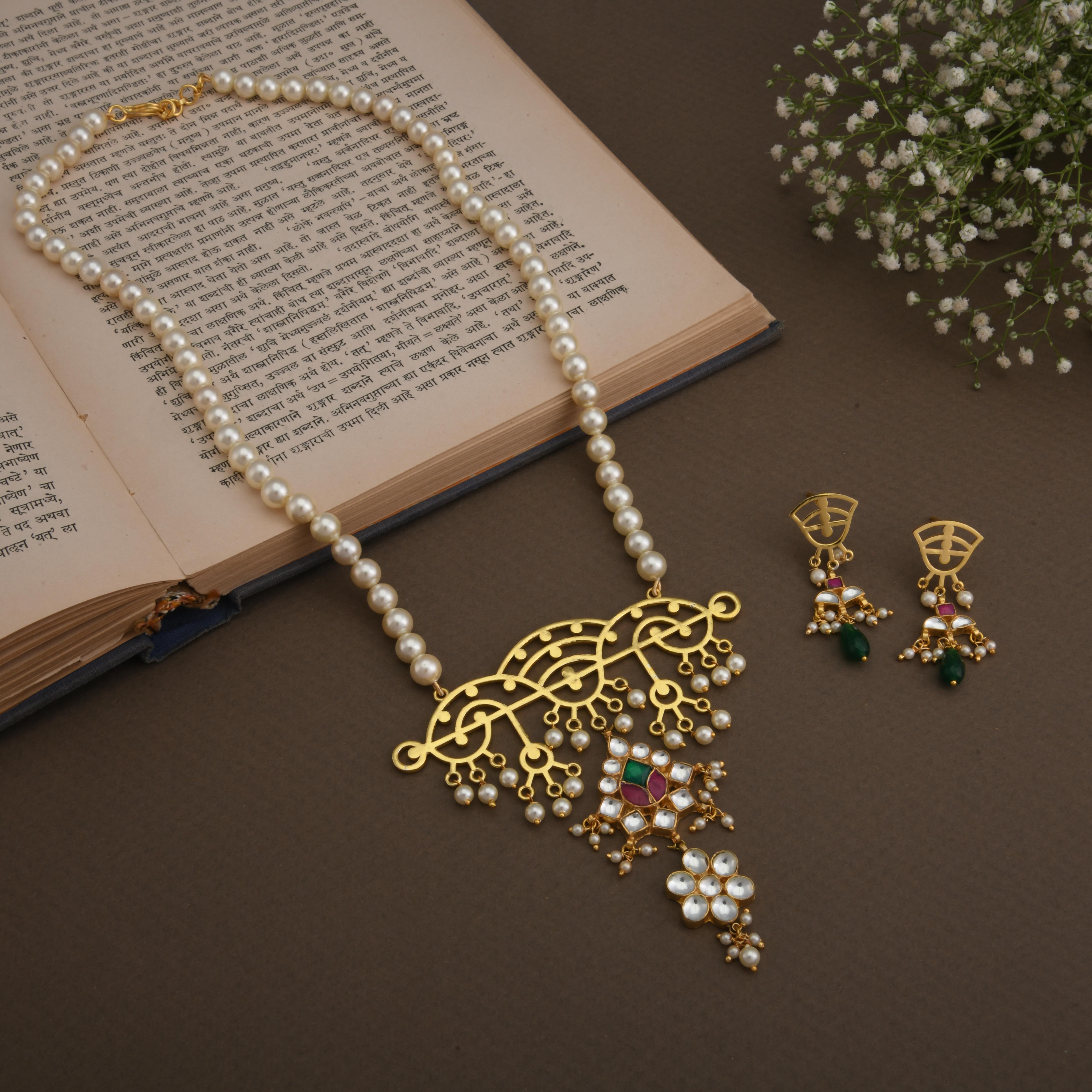 Asmi Rangoli Necklace Set