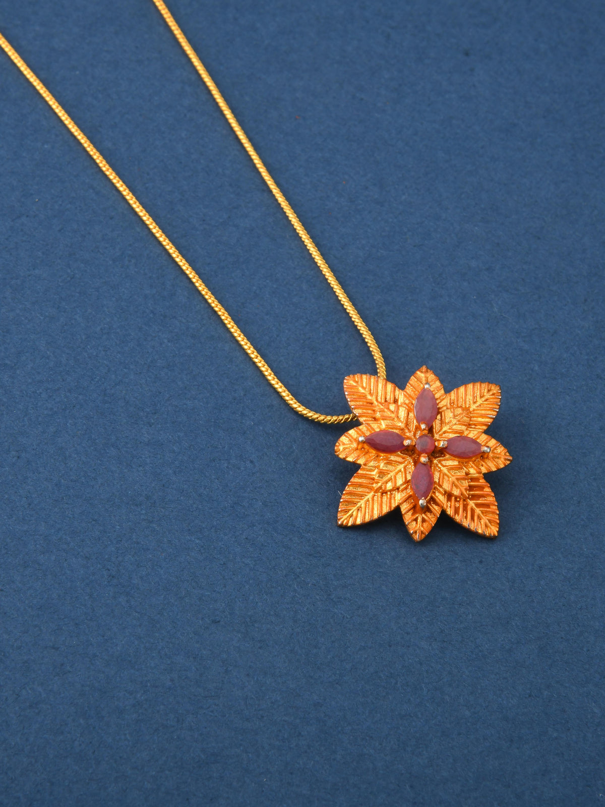 Mint Leaf Pendant Necklace