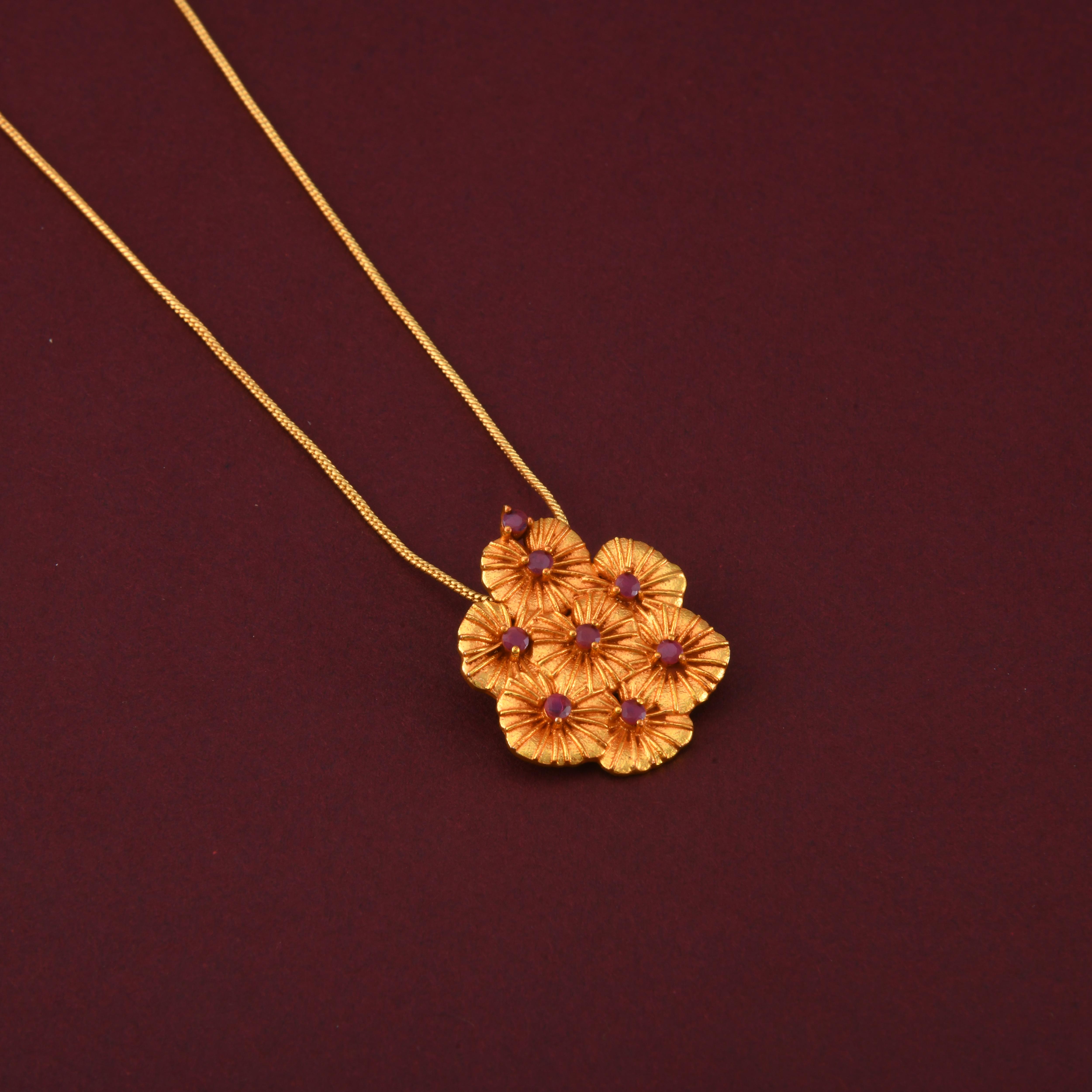 Brahmi Pendant Necklace