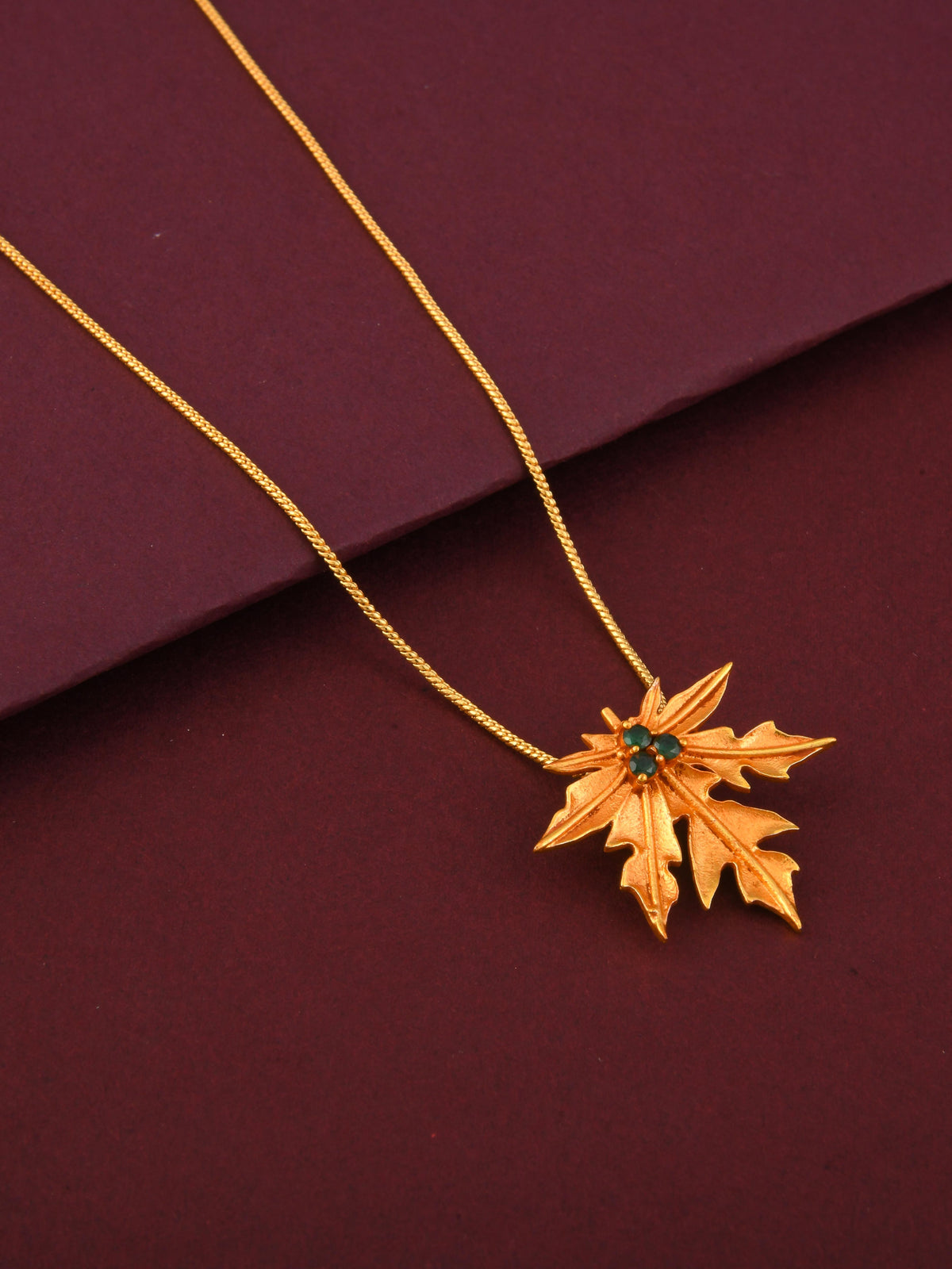 Papaya Pendant Necklace