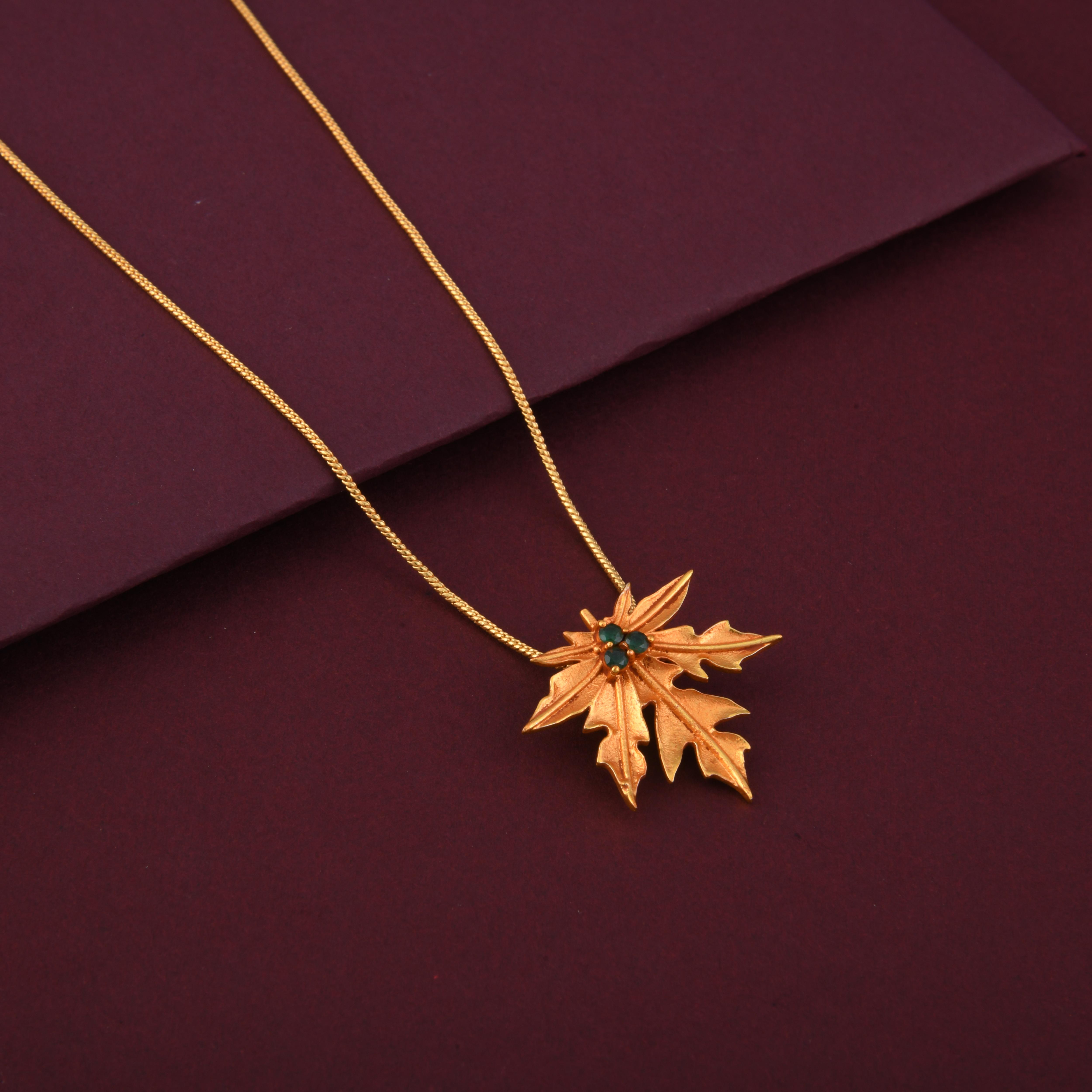 Papaya Pendant Necklace