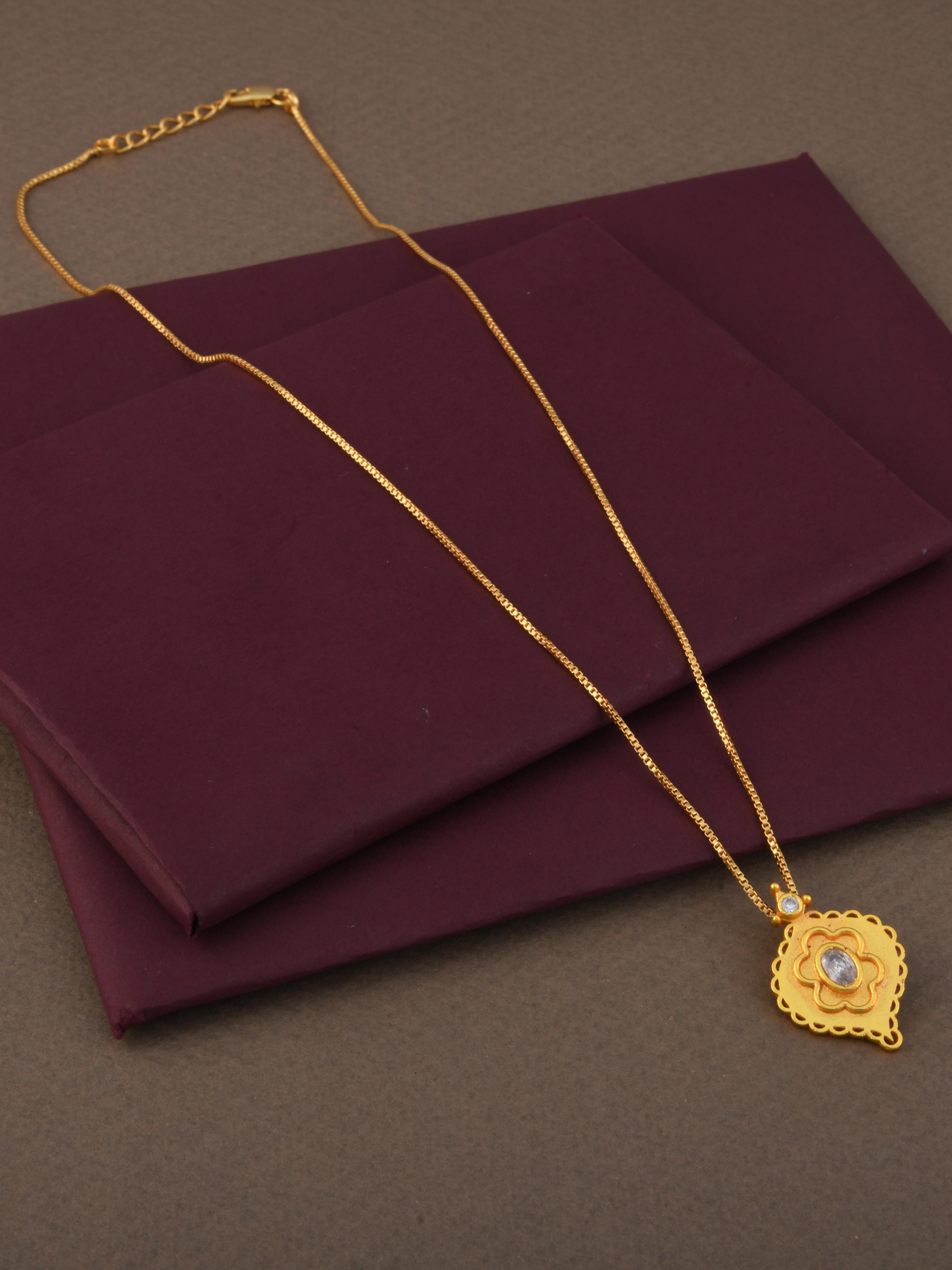 Pushpam Pendant Necklace