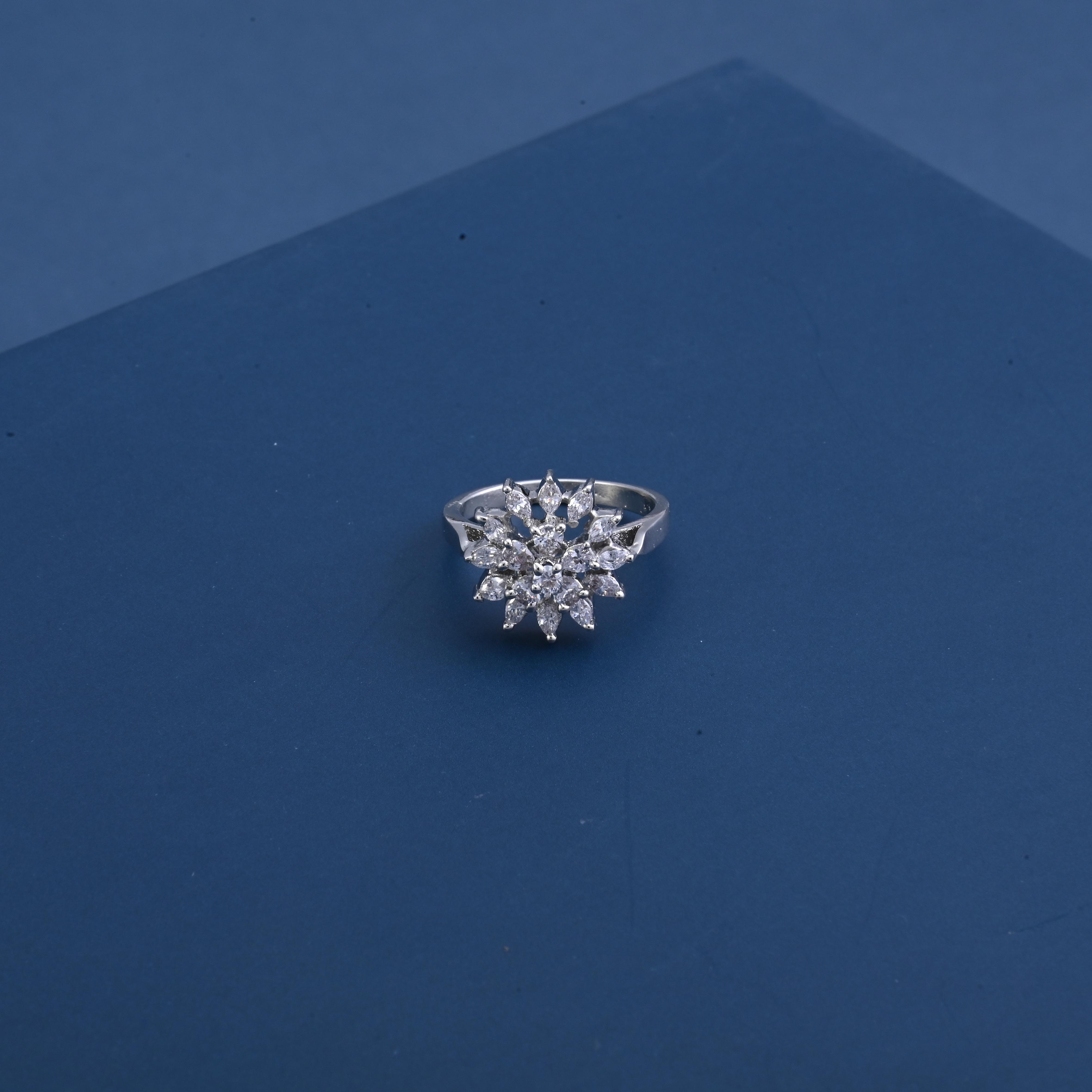 Meir Floret CZ Ring