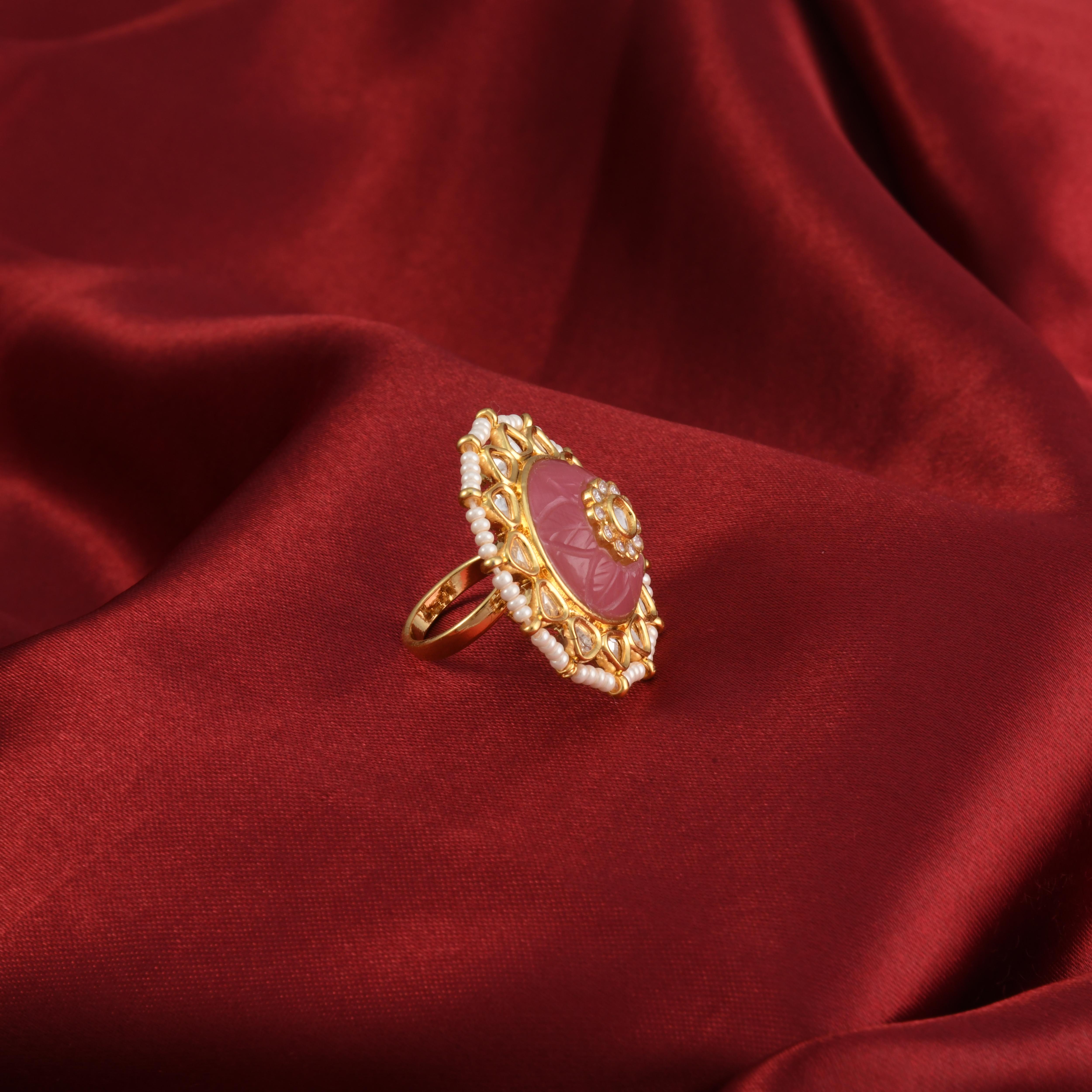 Malini Kundan Ring