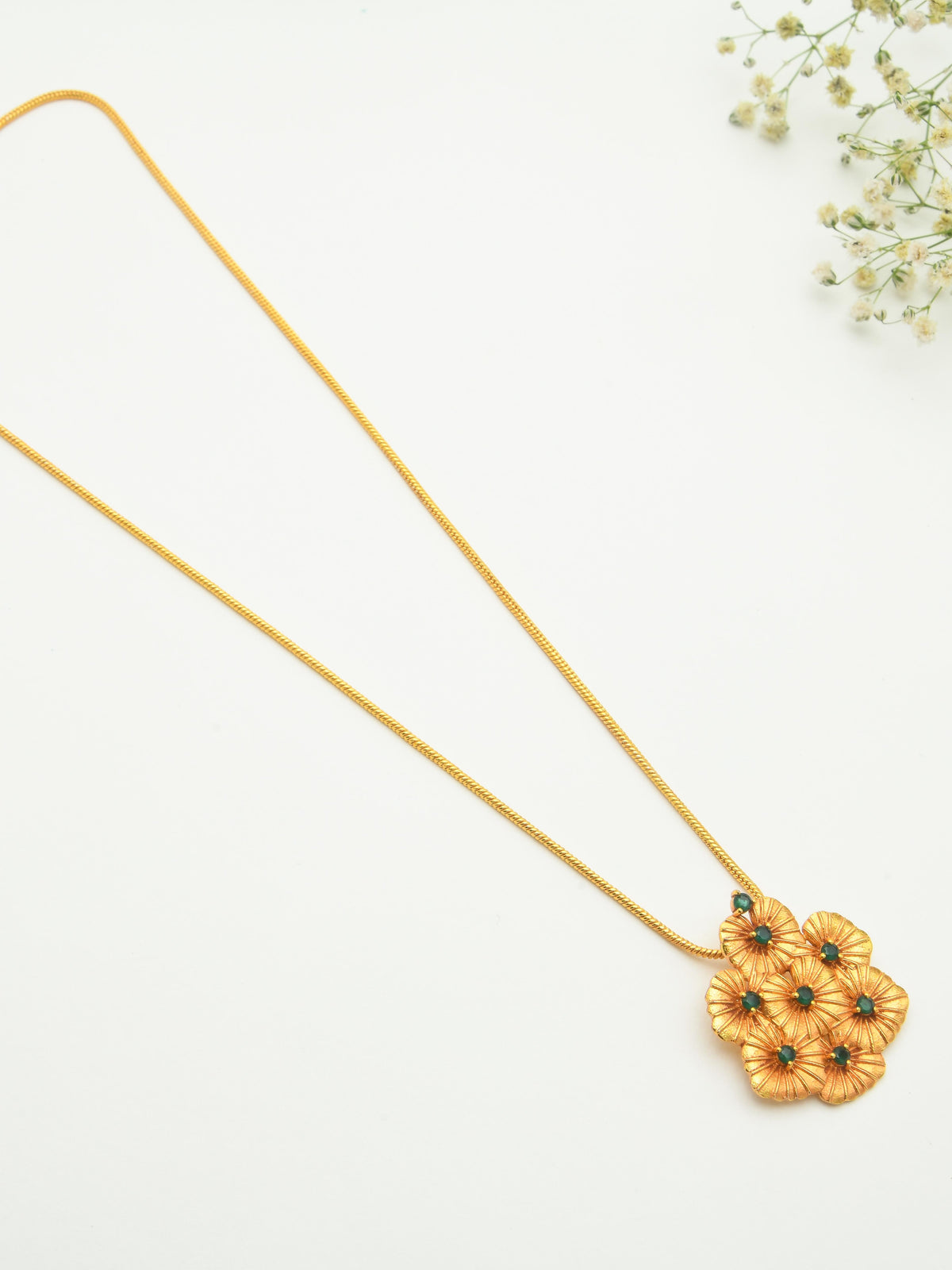 Brahmi Pendant Necklace