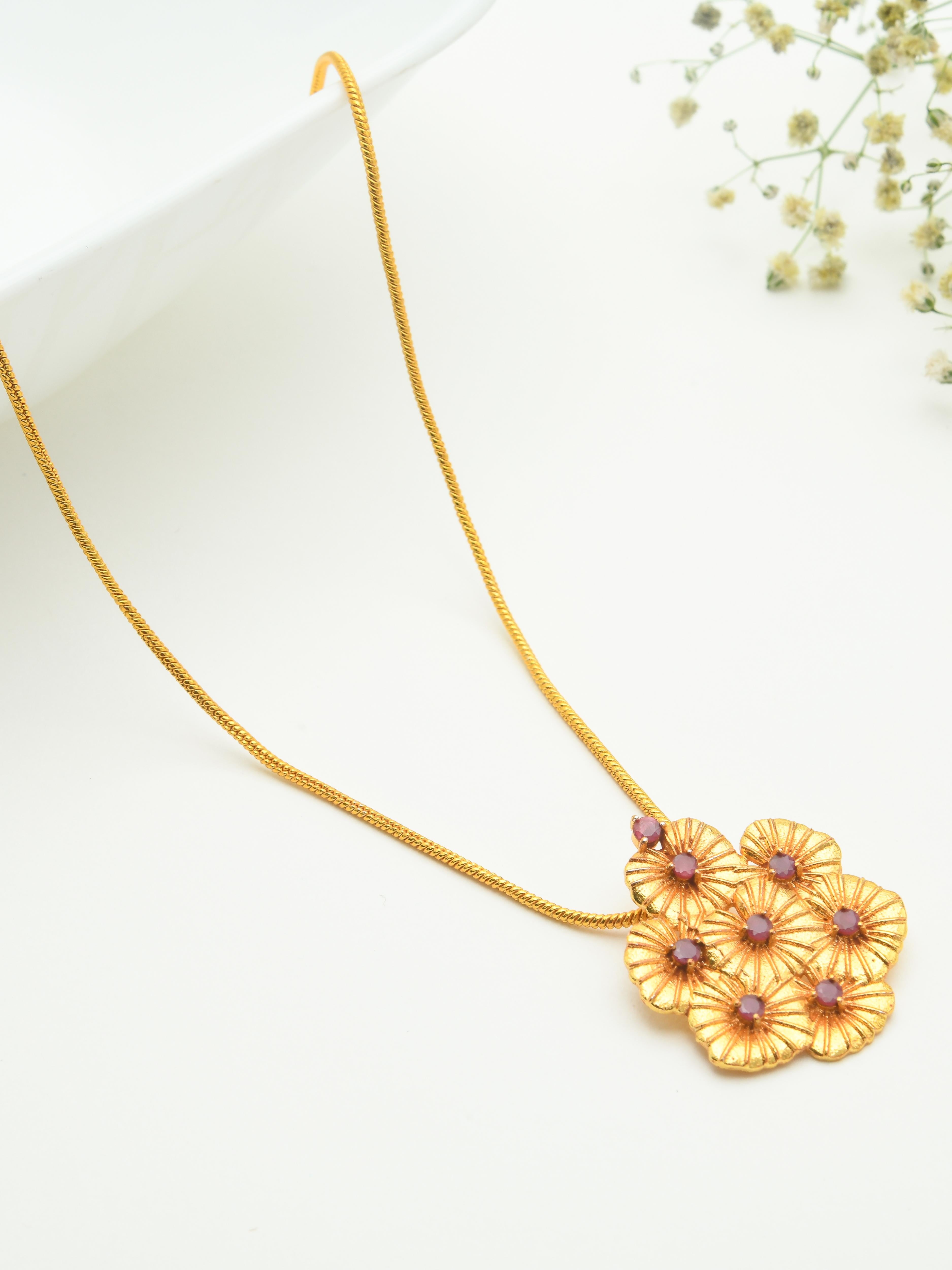 Brahmi Pendant Necklace