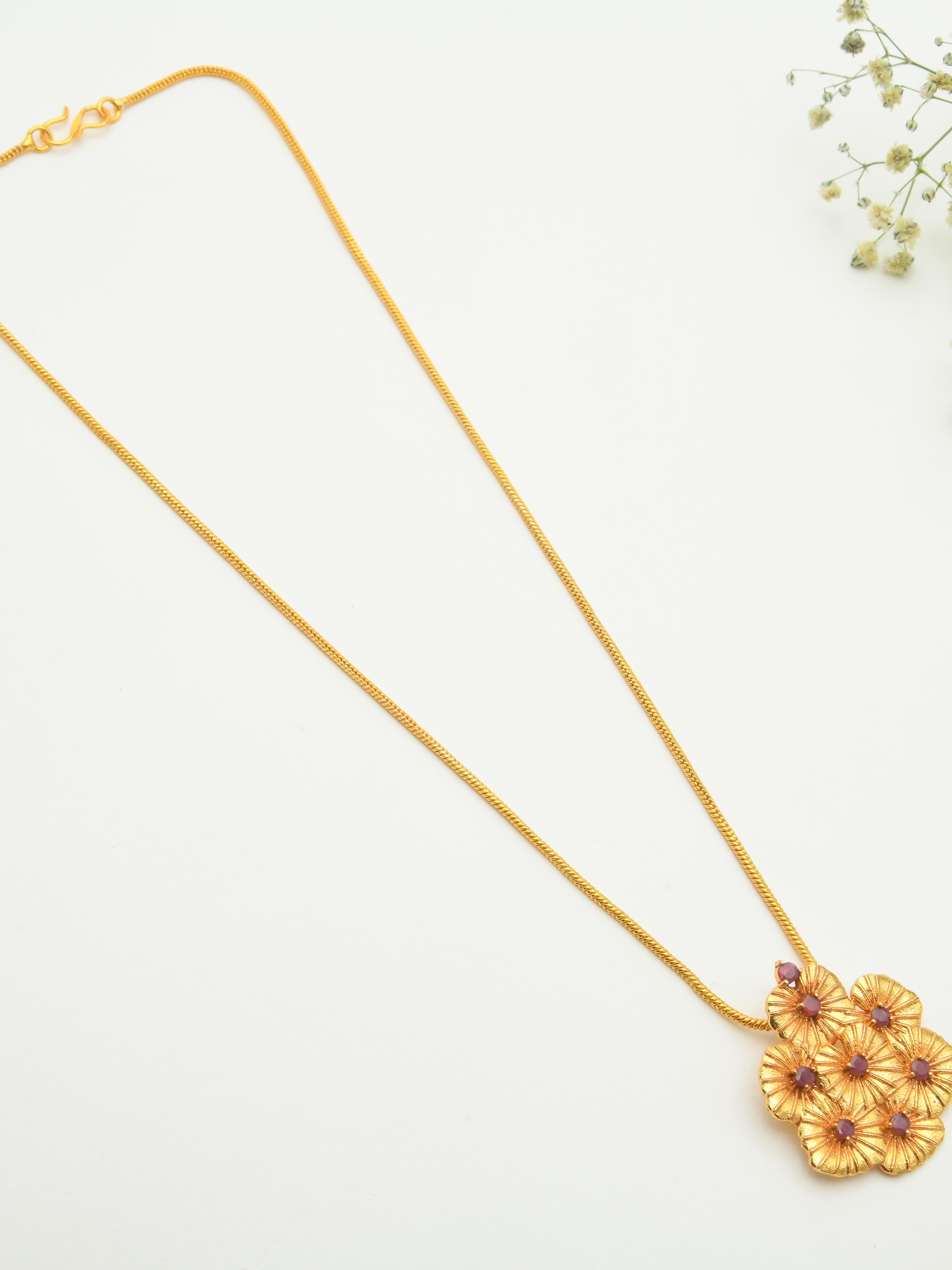Brahmi Pendant Necklace