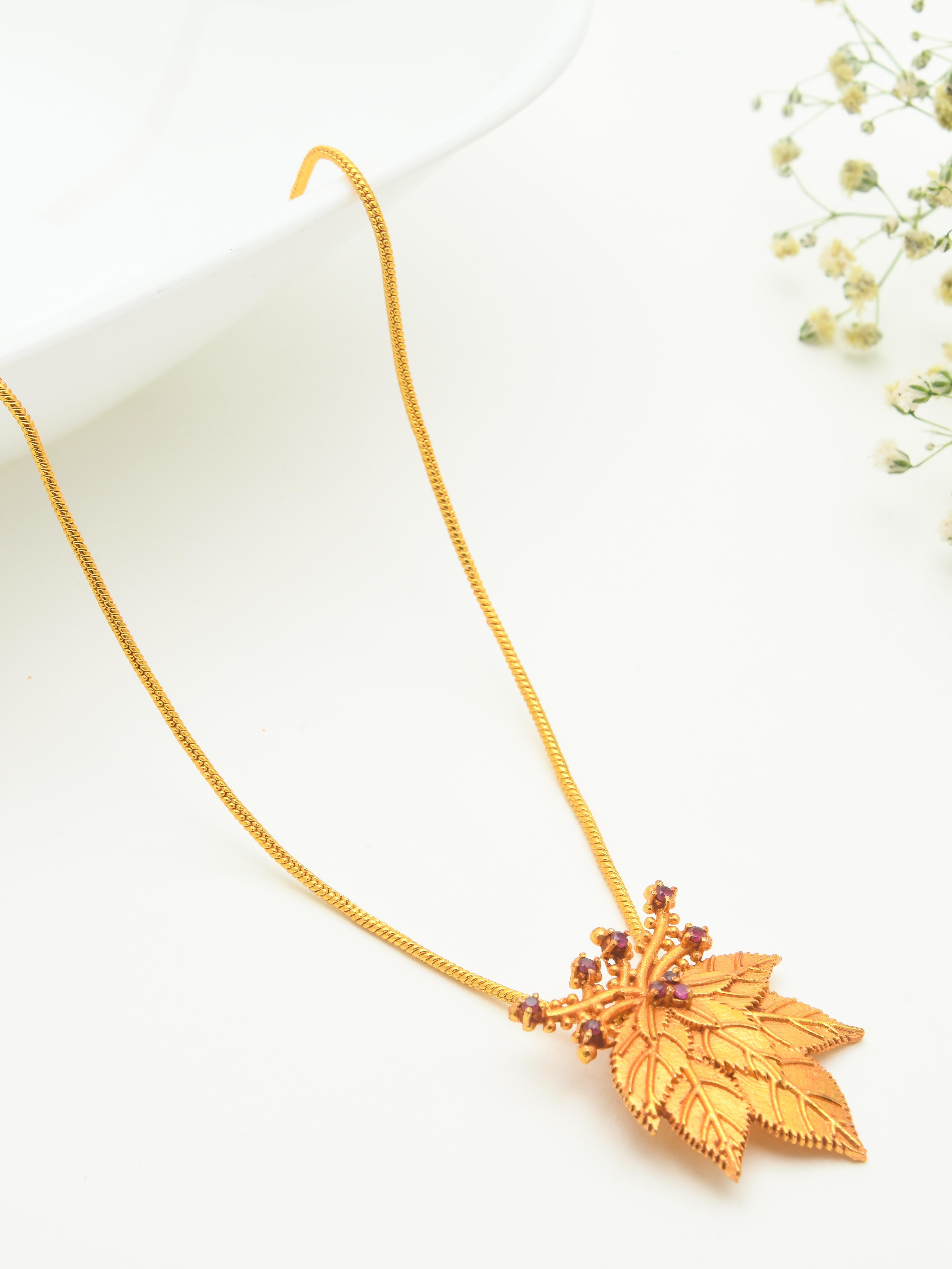 Tulsi Pendant Necklace
