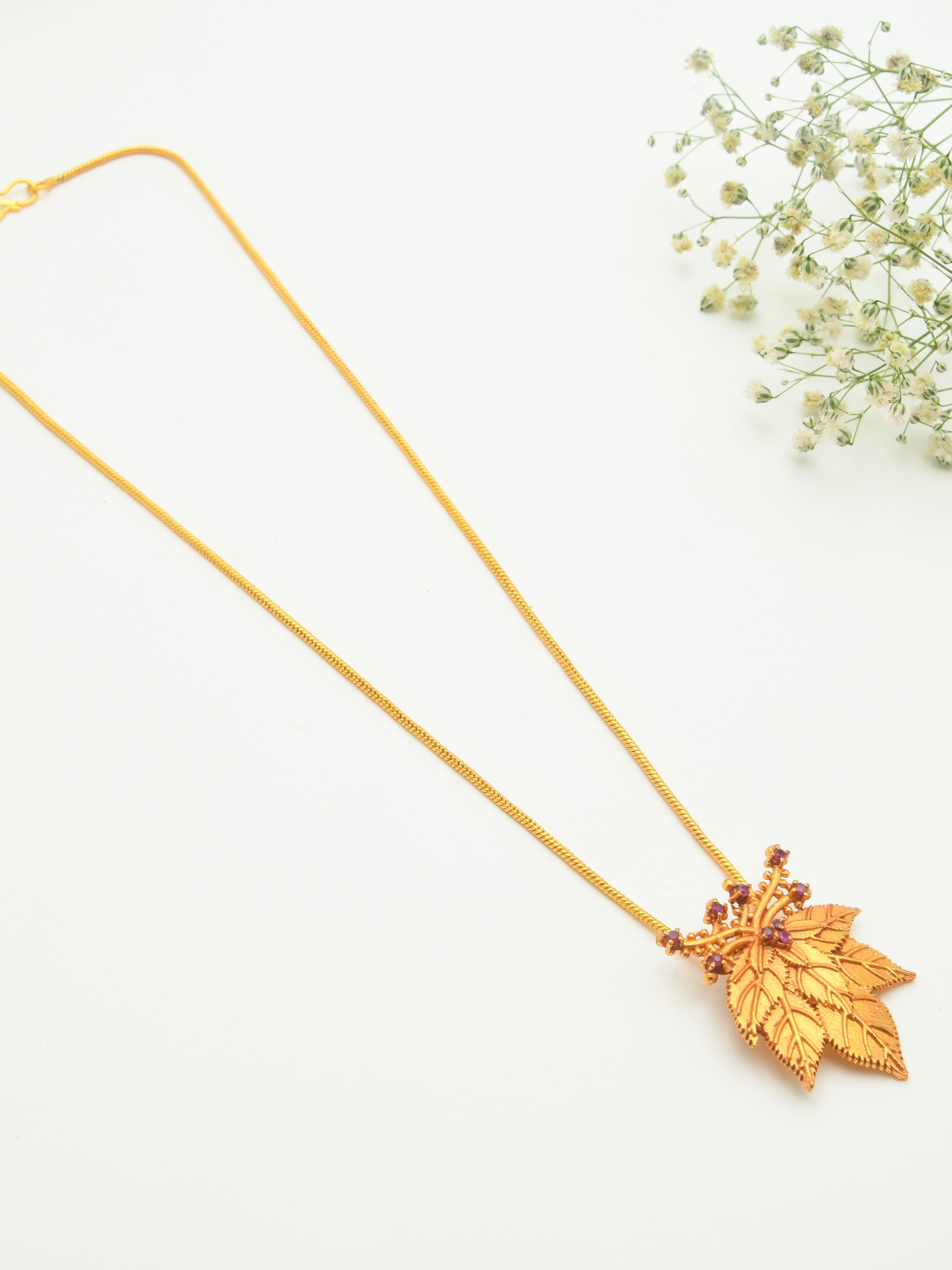 Tulsi Pendant Necklace