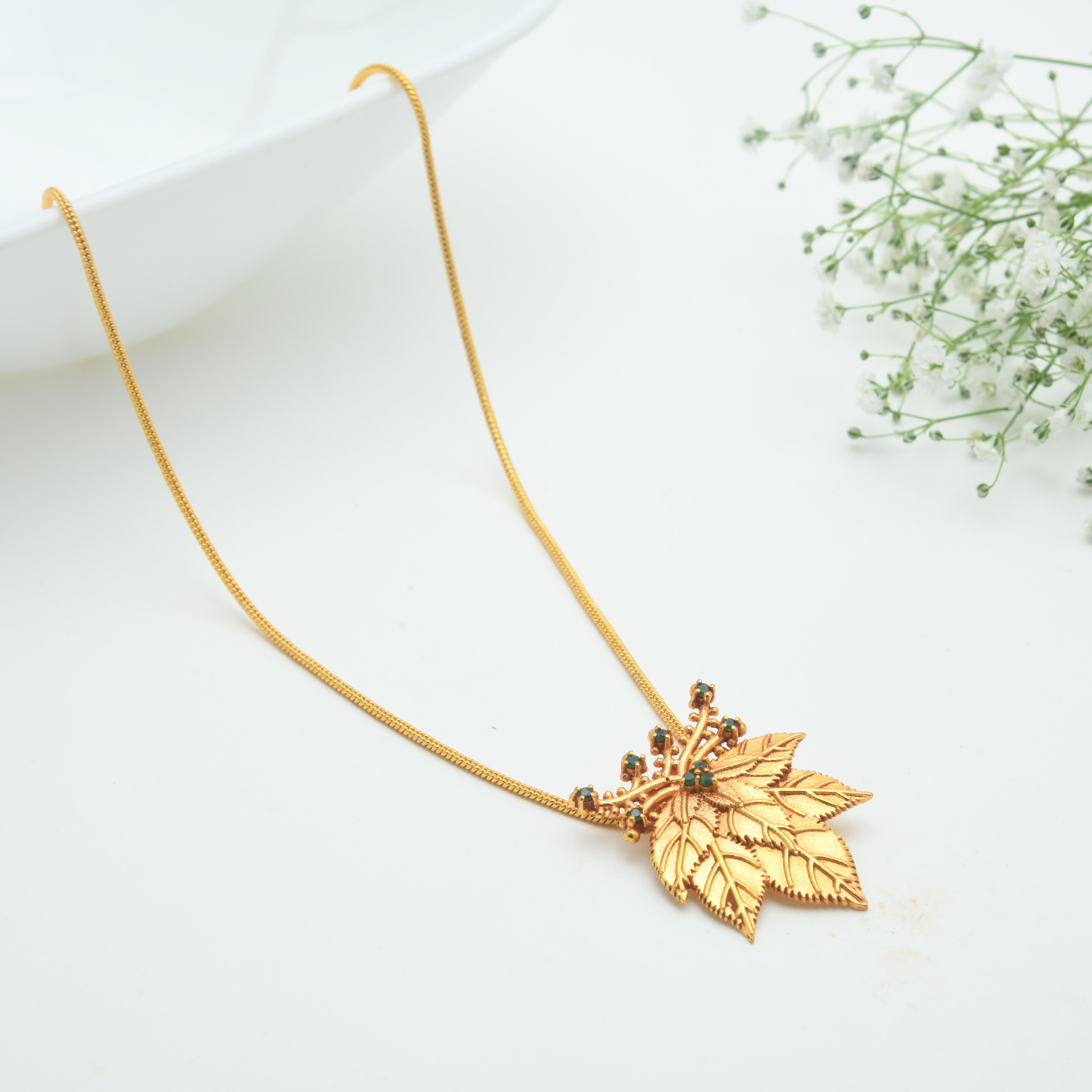 Tulsi Pendant Necklace