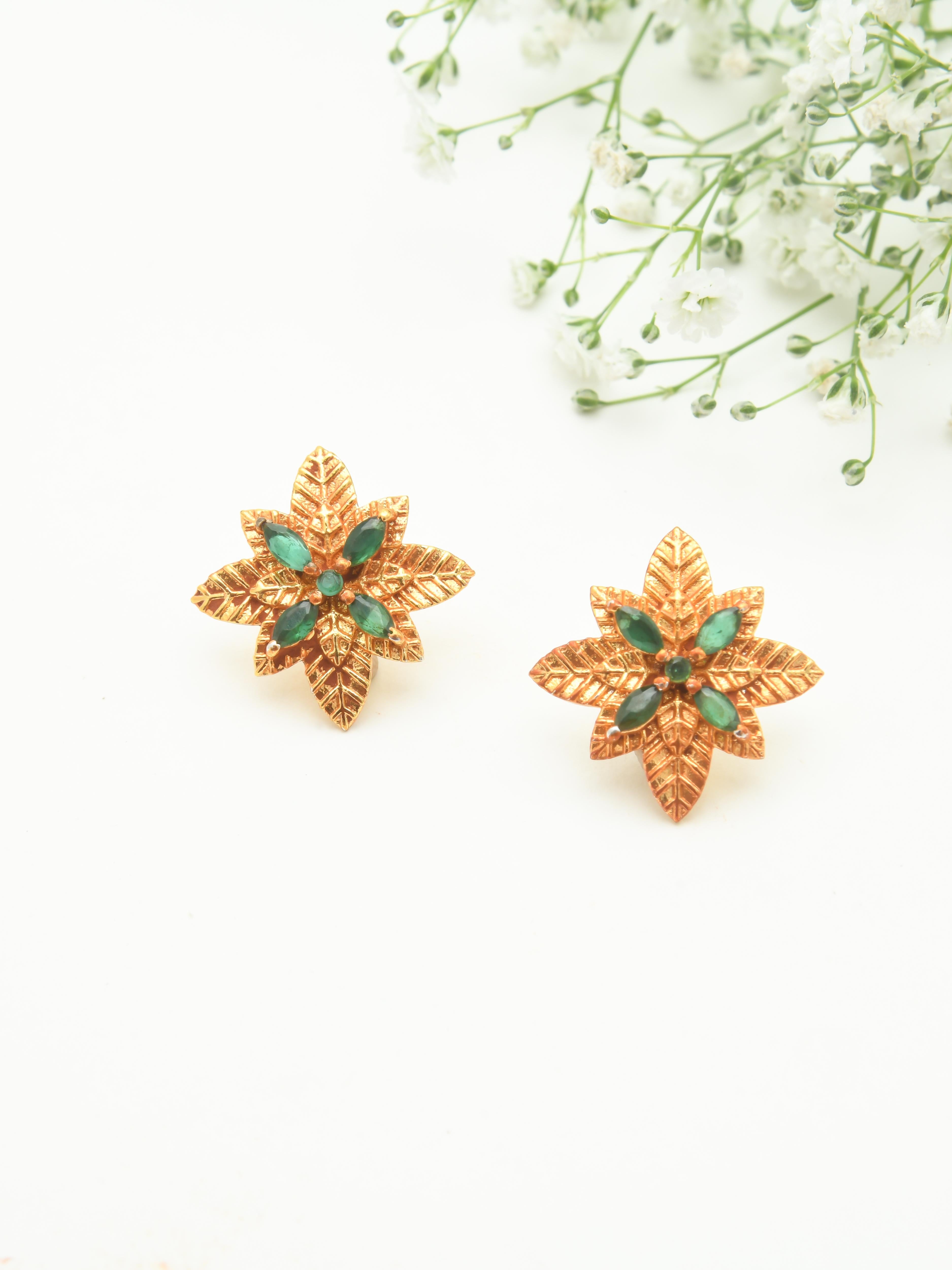 Mint Leaf Earrings