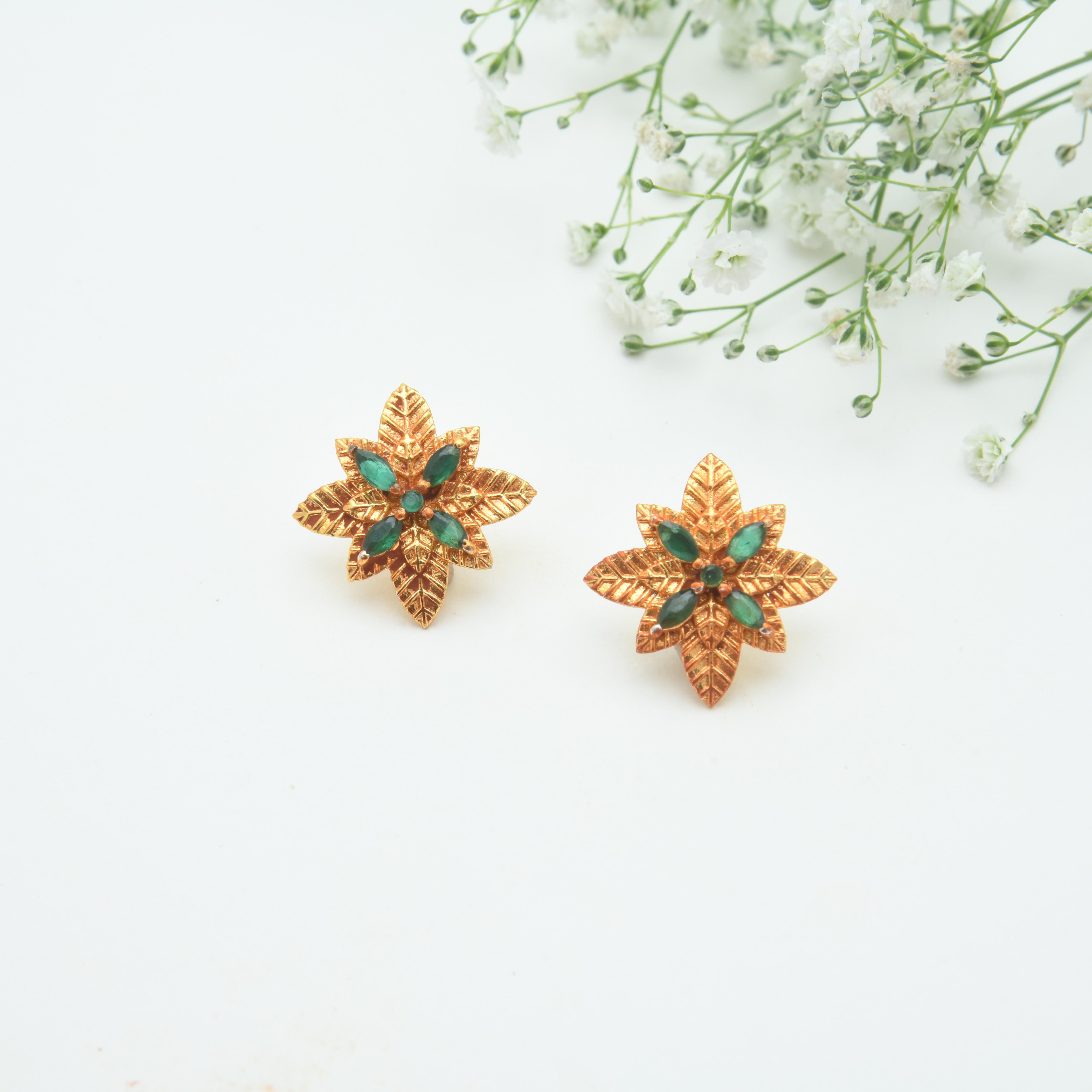 Mint Leaf Earrings