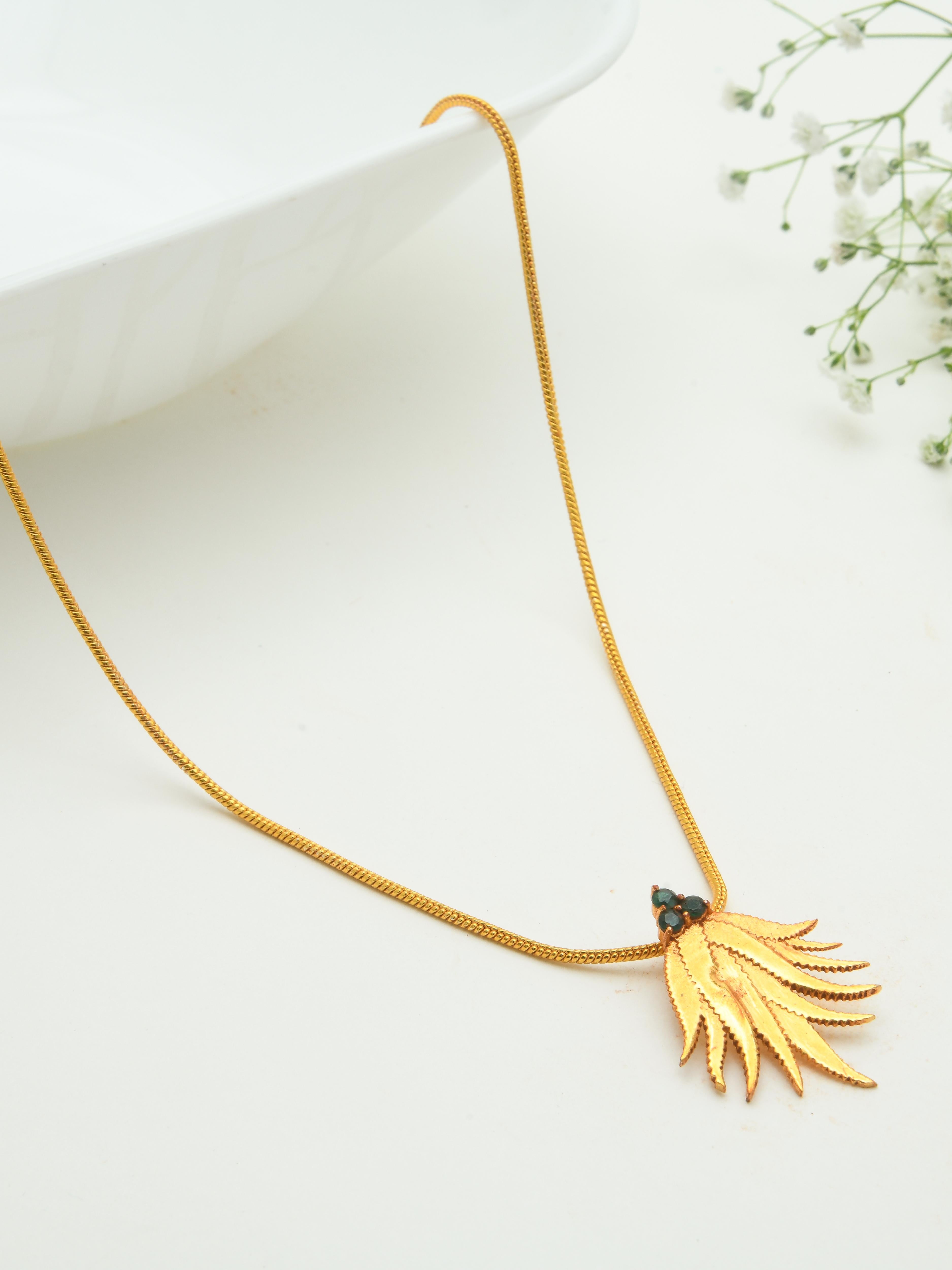 Aloe Vera Pendant Necklace