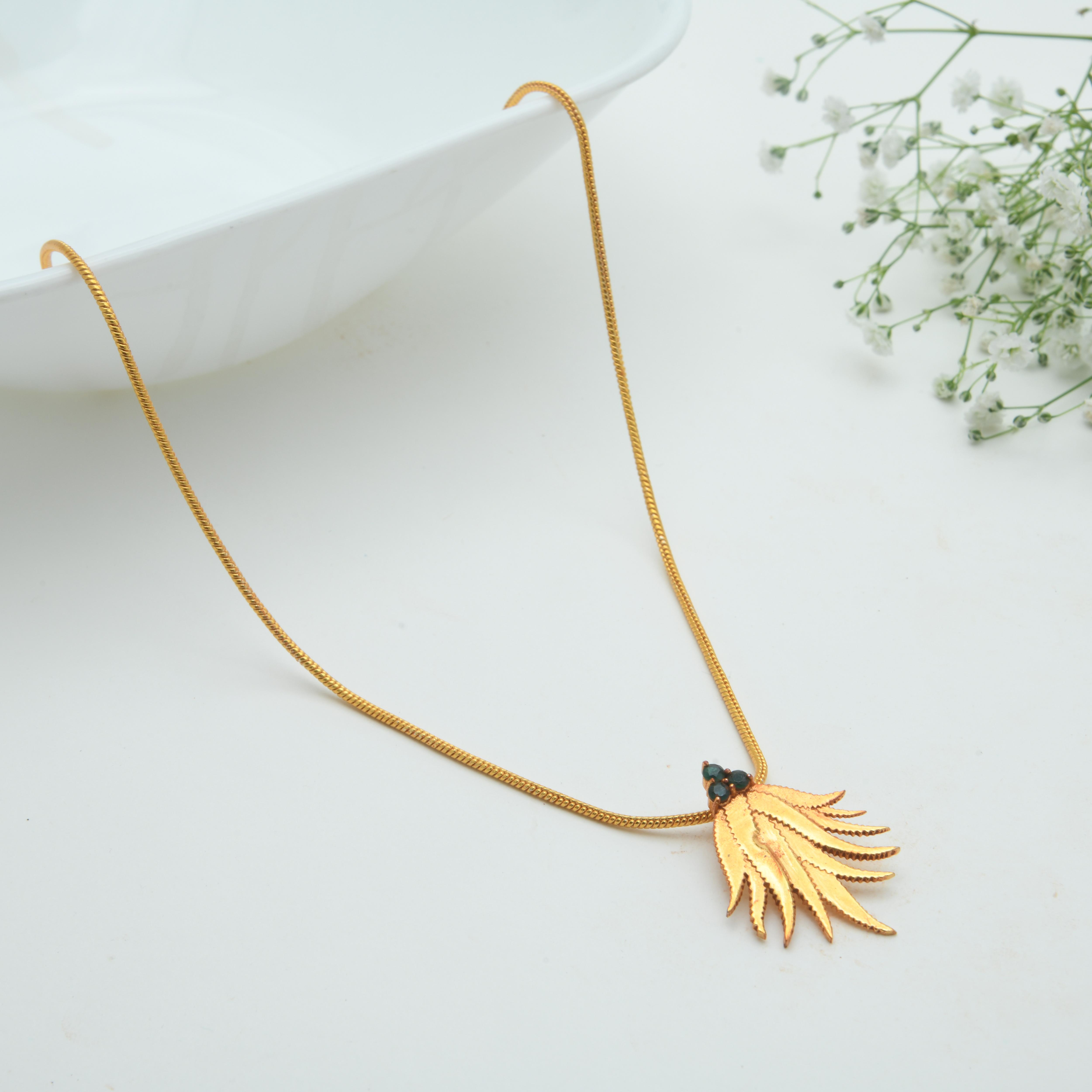 Aloe Vera Pendant Necklace