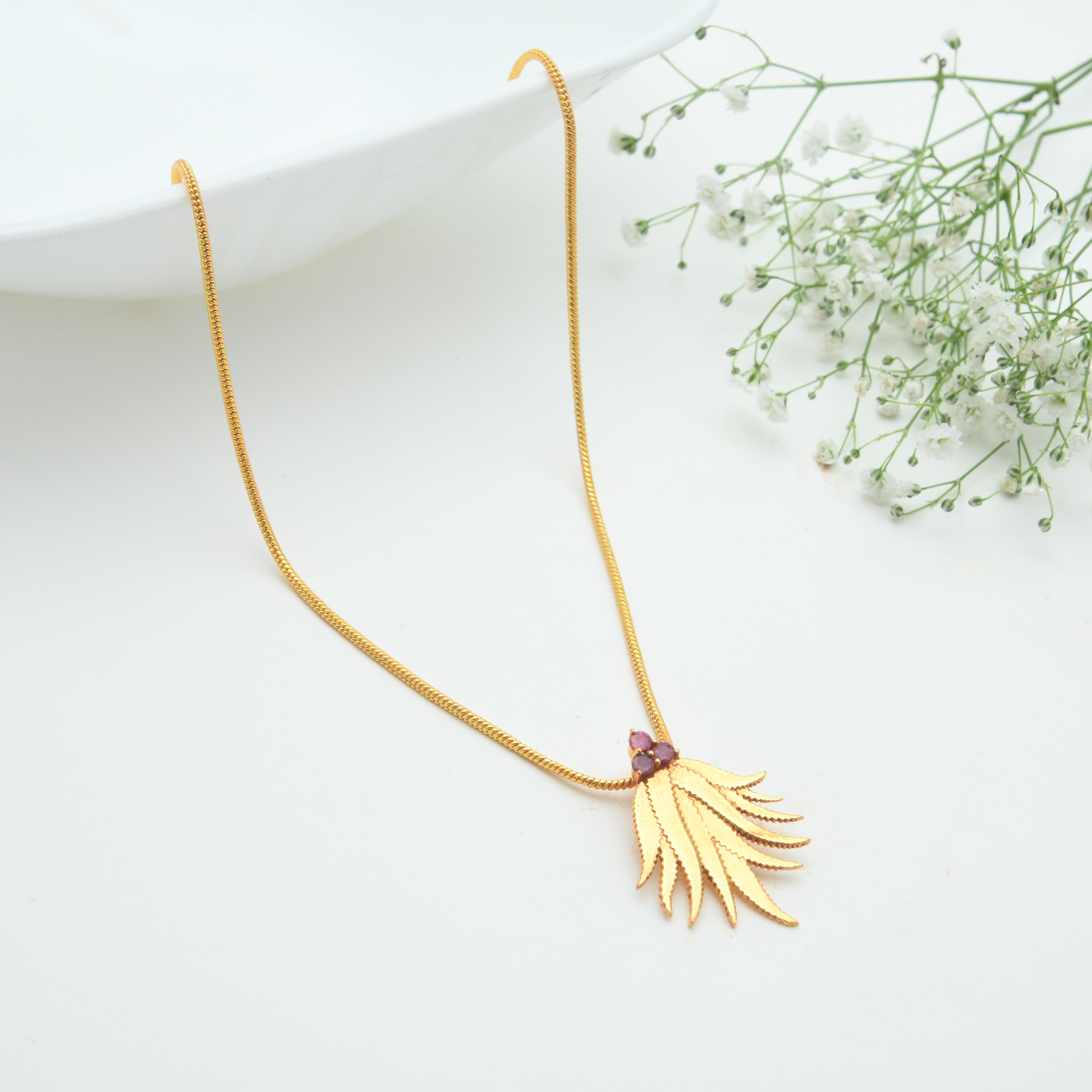 Aloe Vera Pendant Necklace