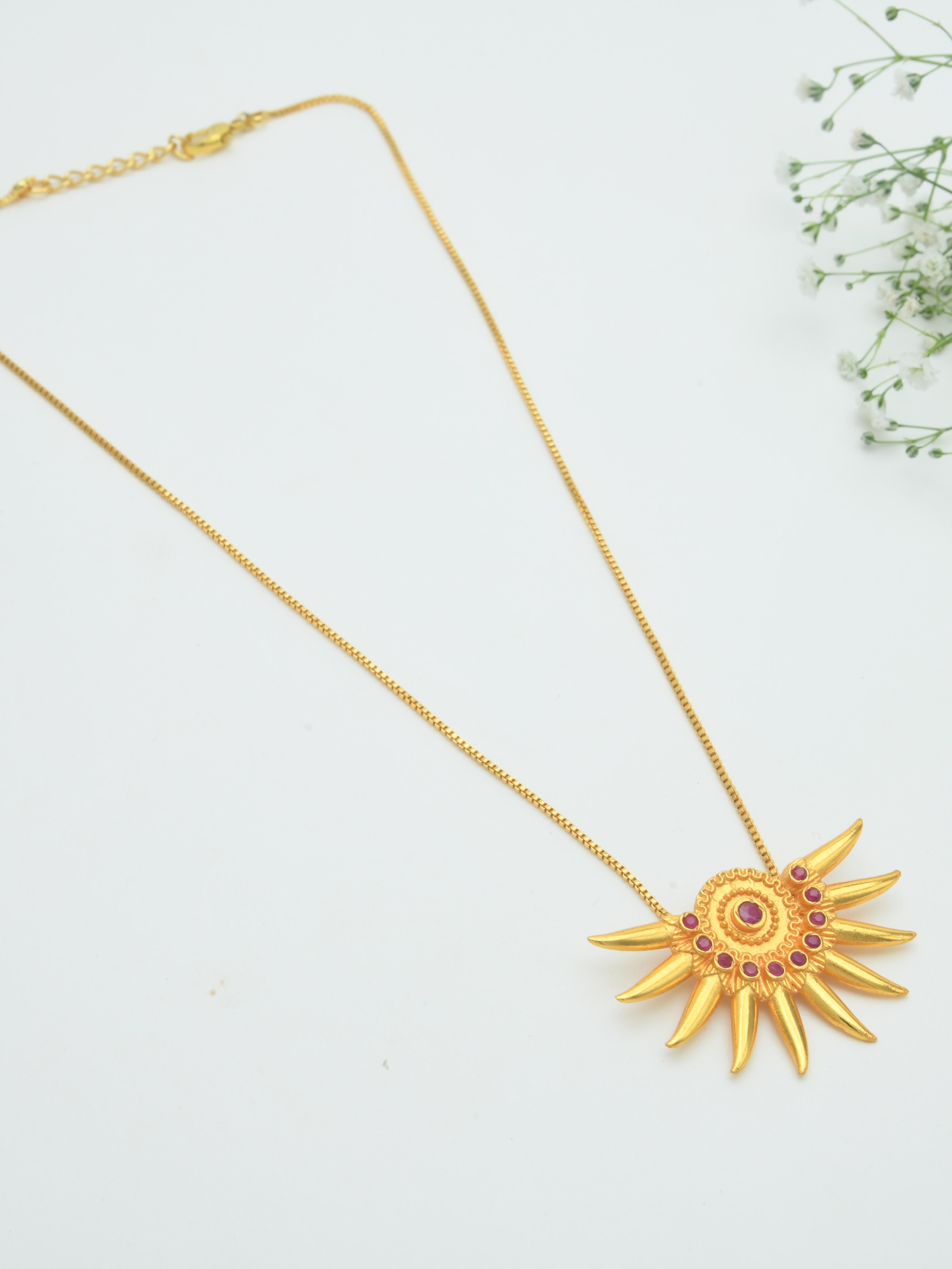 Surya Pendant Necklace