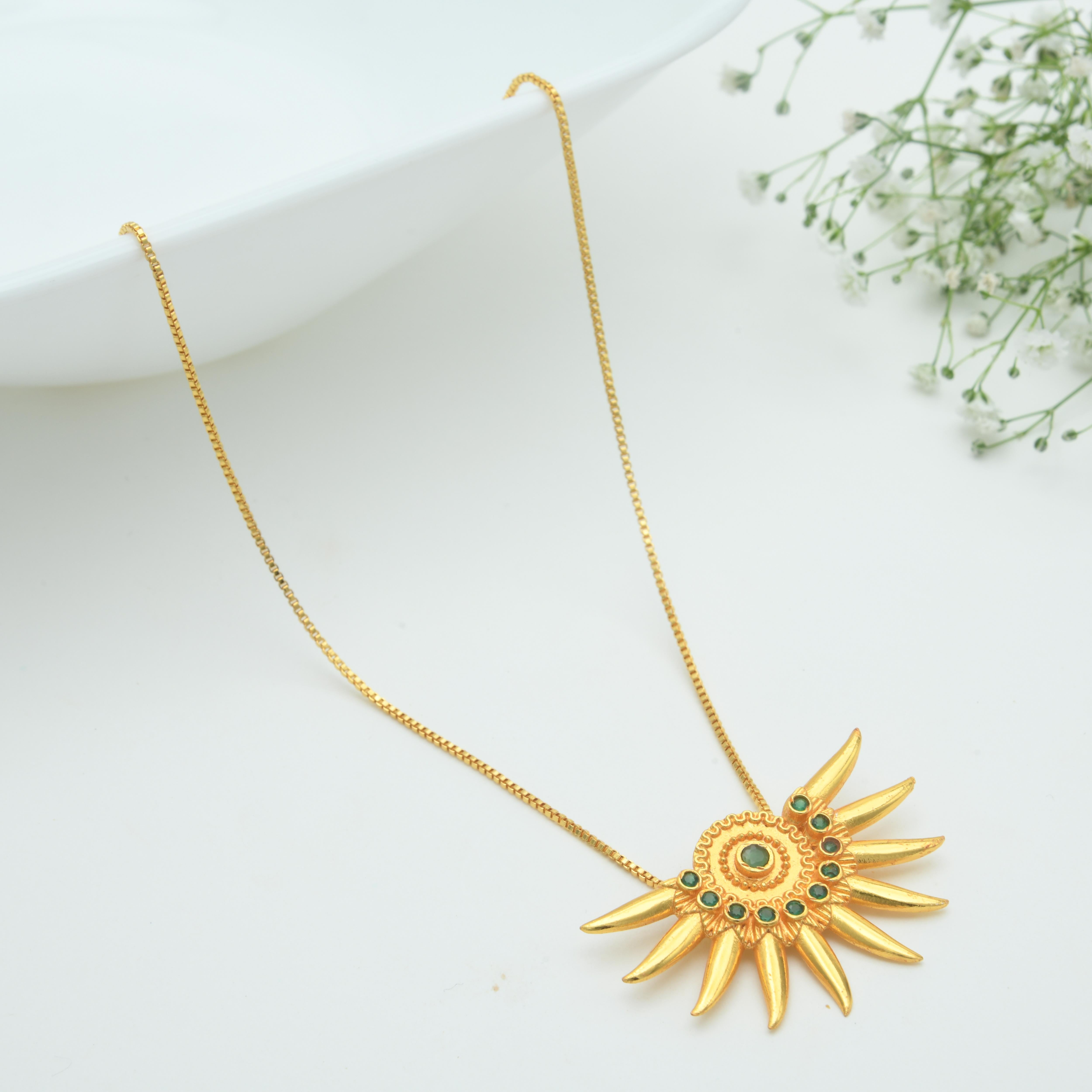 Surya Pendant Necklace