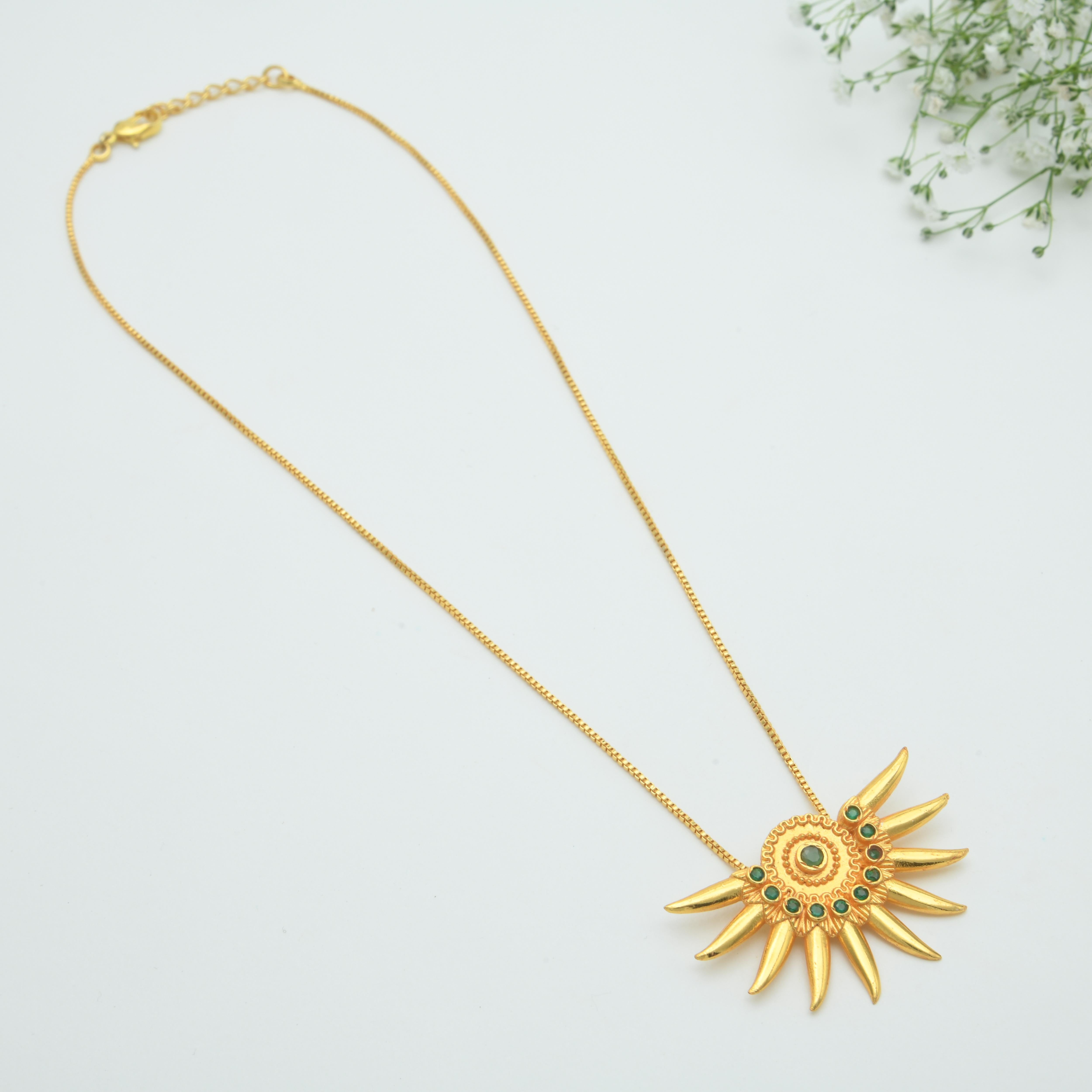 Surya Pendant Necklace