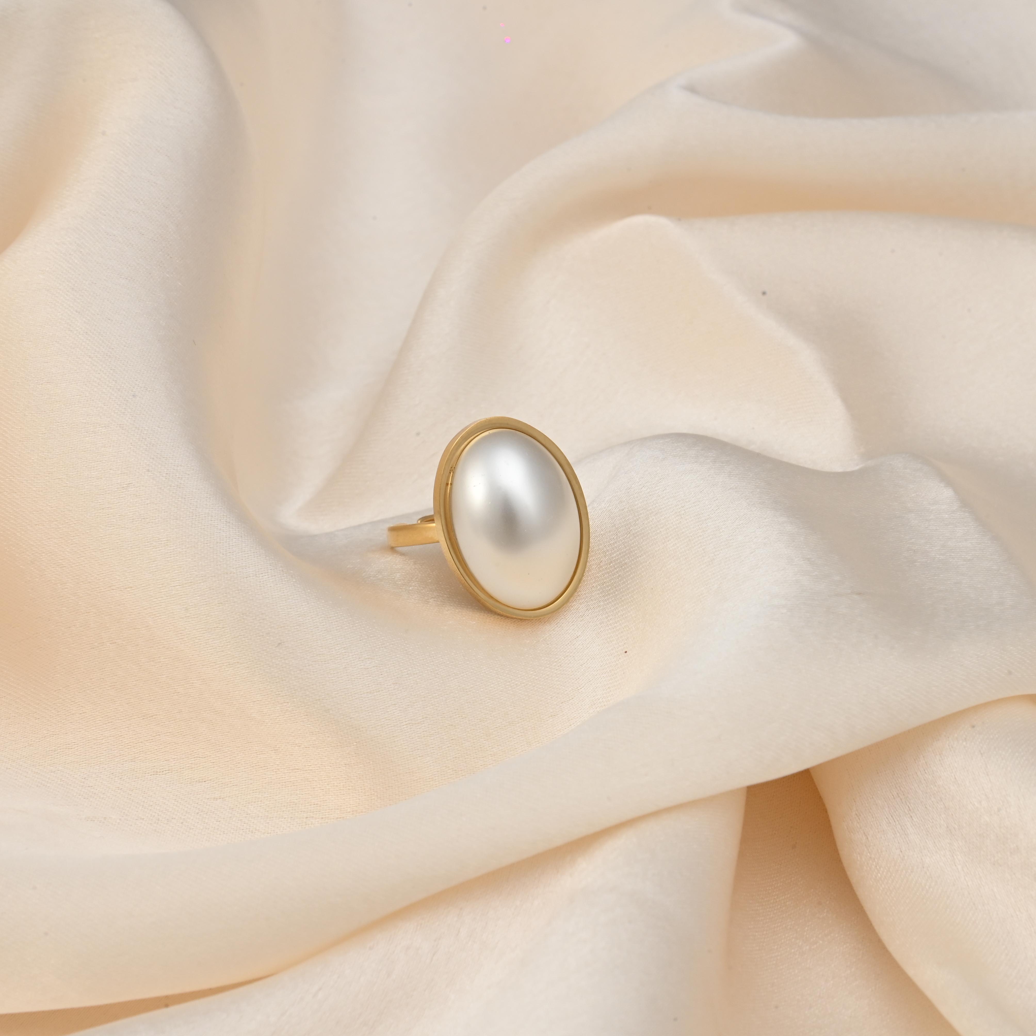 Lisa Pearl Ring, Oval