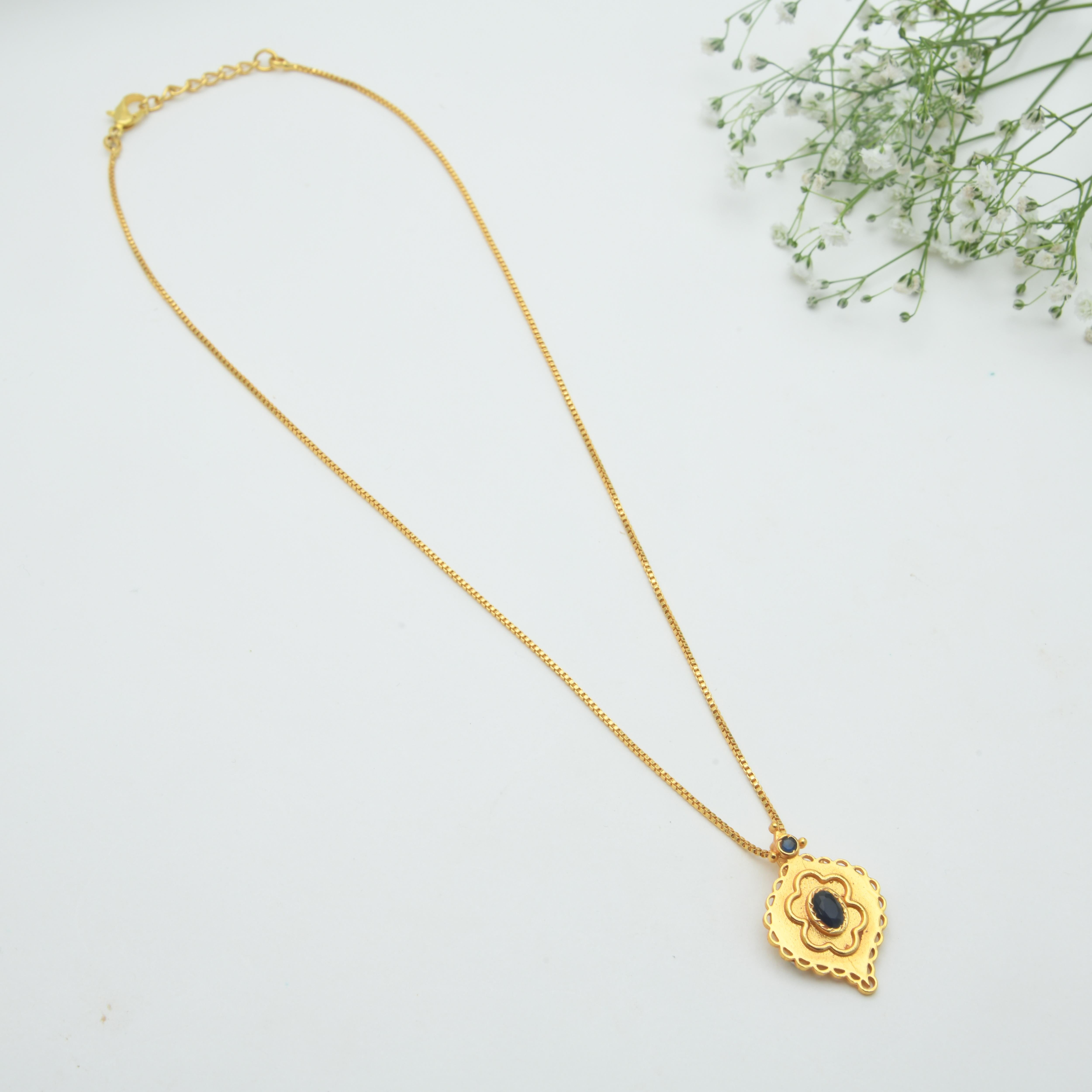 Pushpam Pendant Necklace