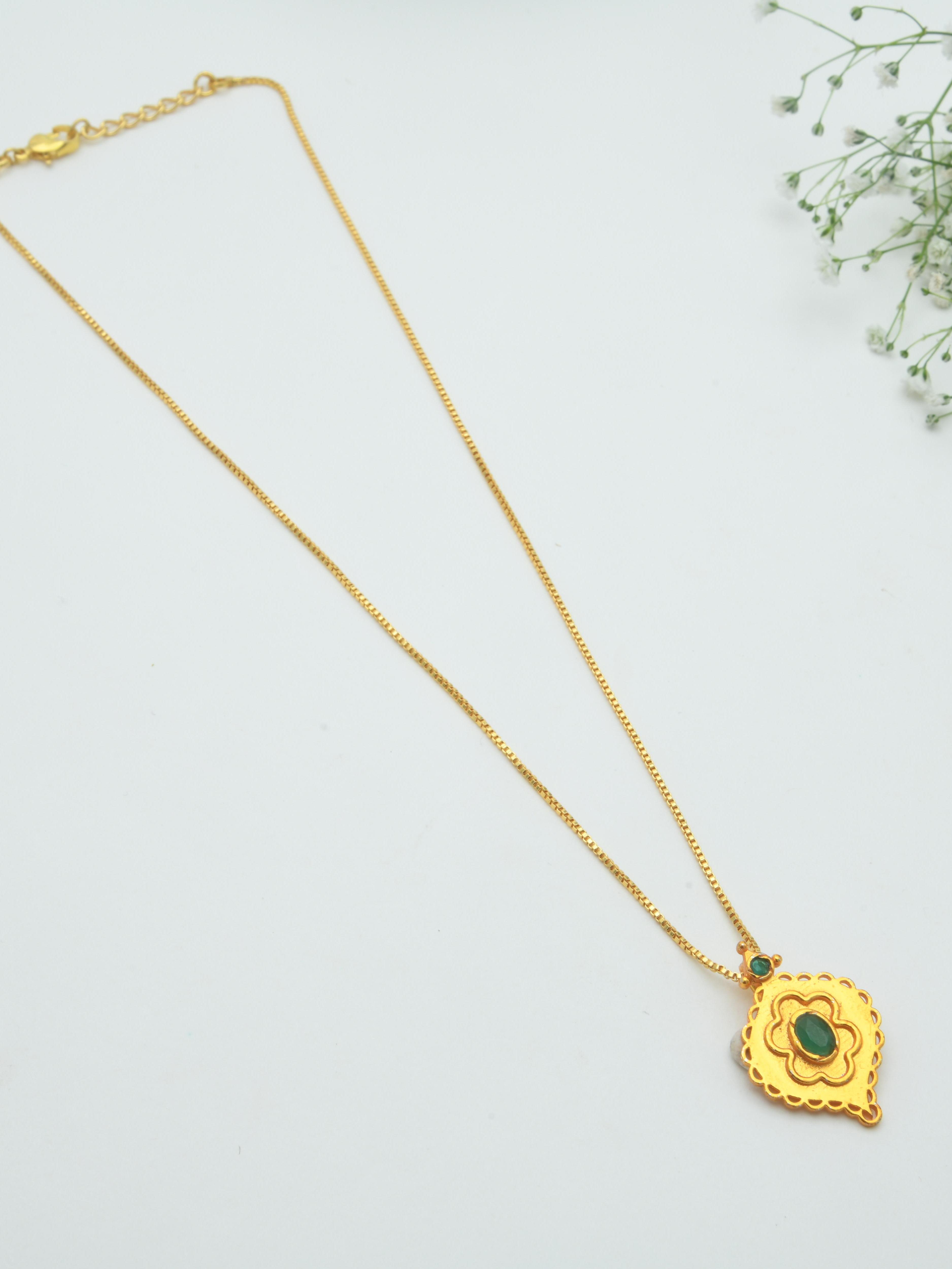 Pushpam Pendant Necklace