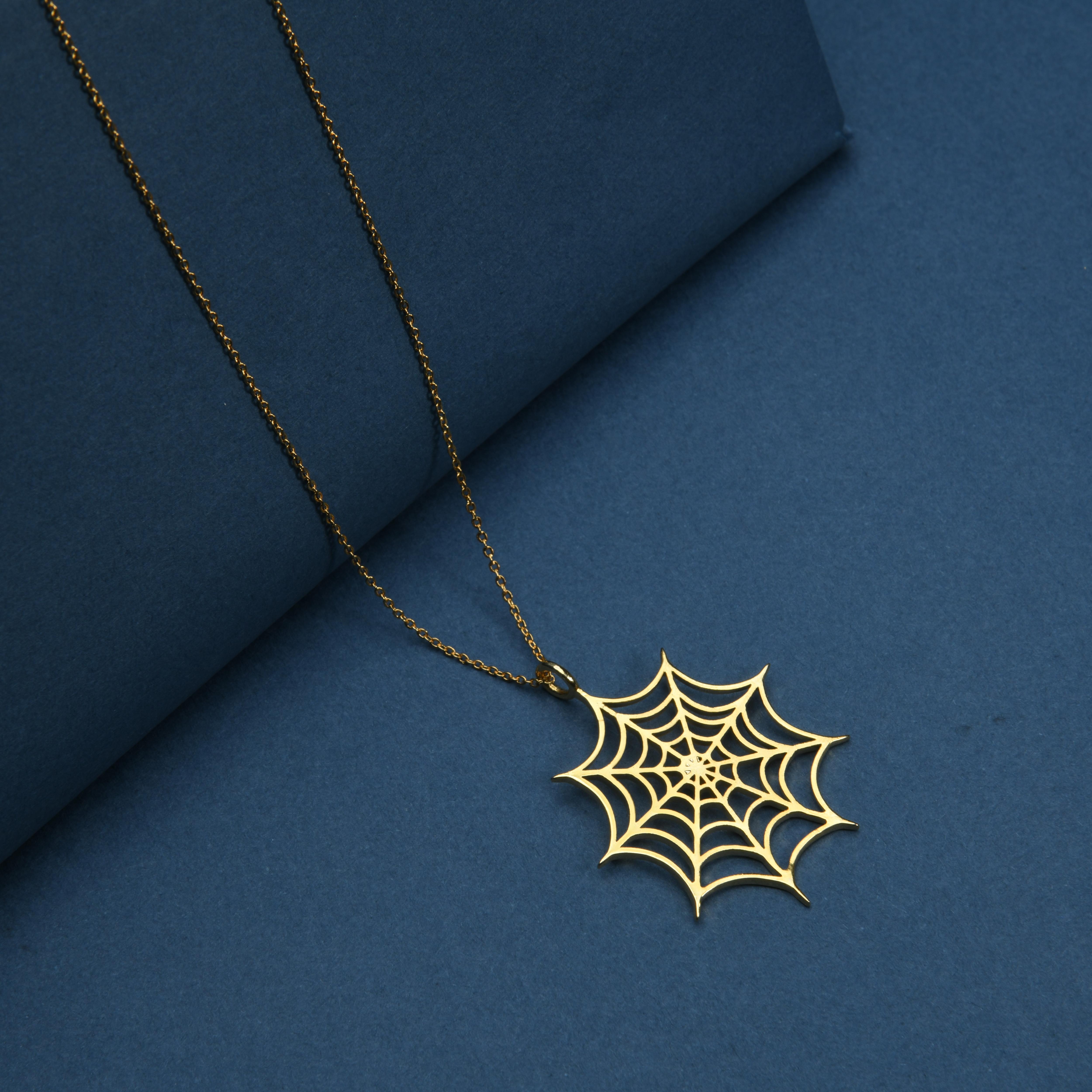 Web Pendant Necklace