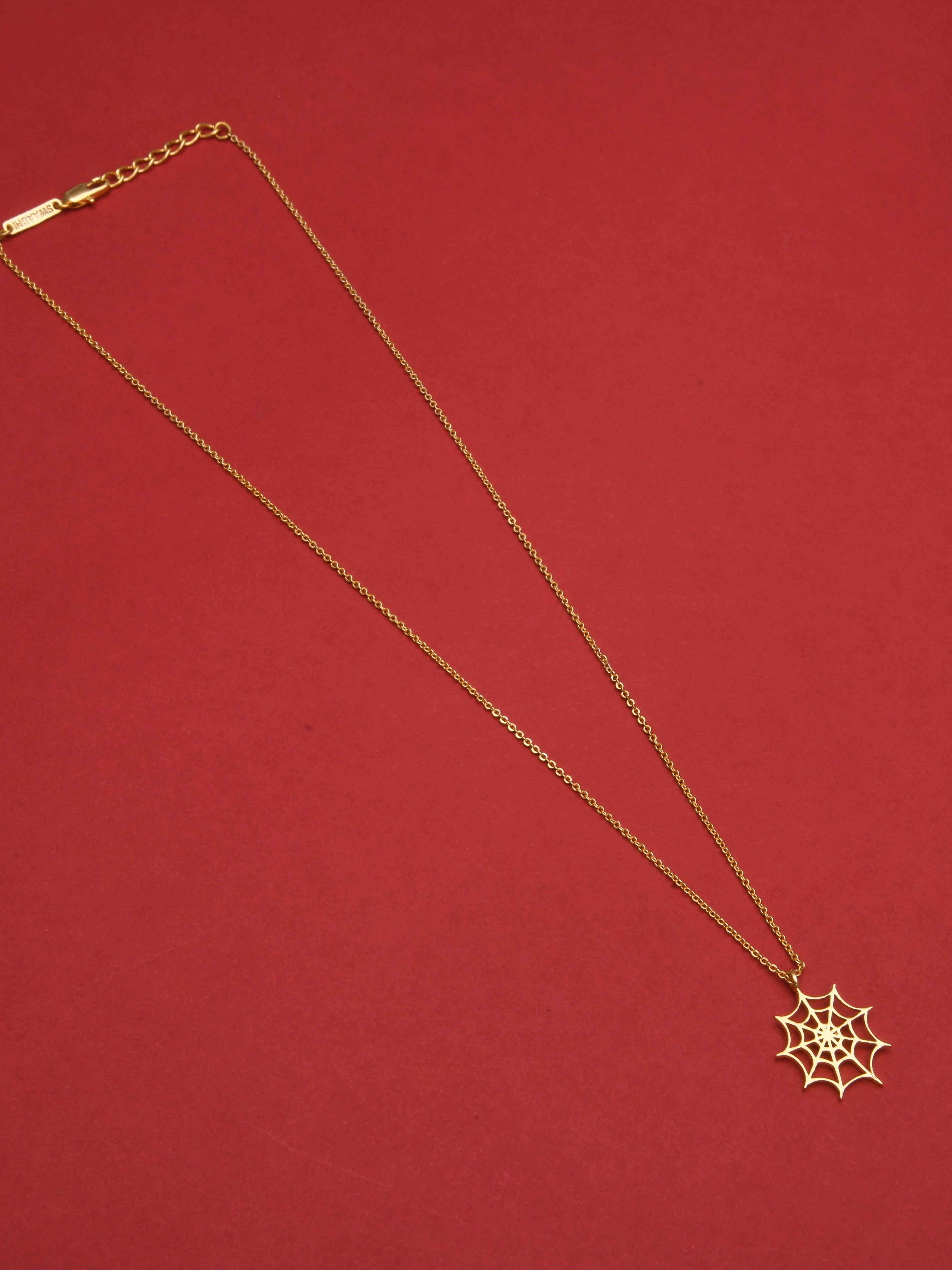 Web Pendant Necklace