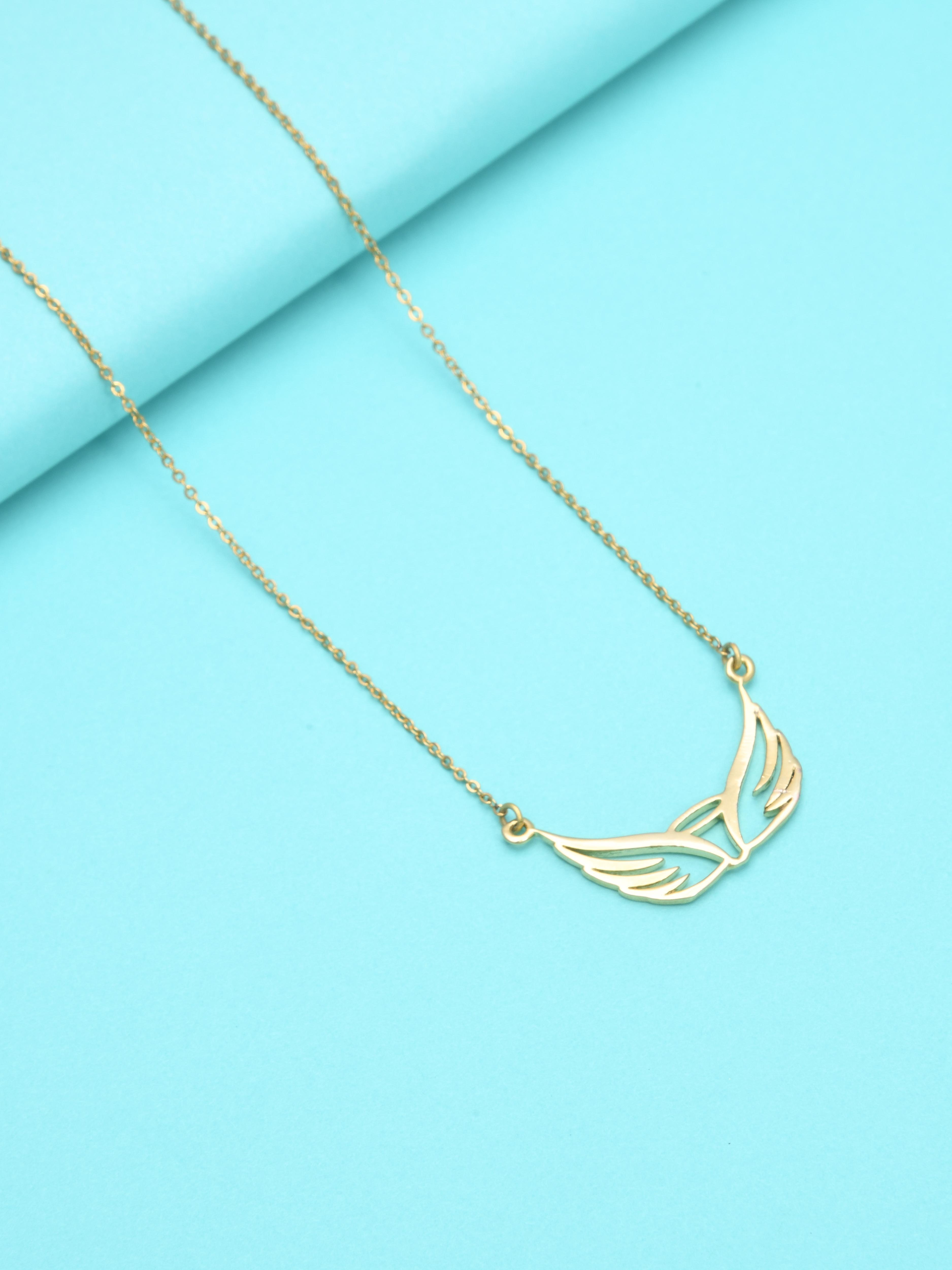 Angel Wing Pendant Necklace