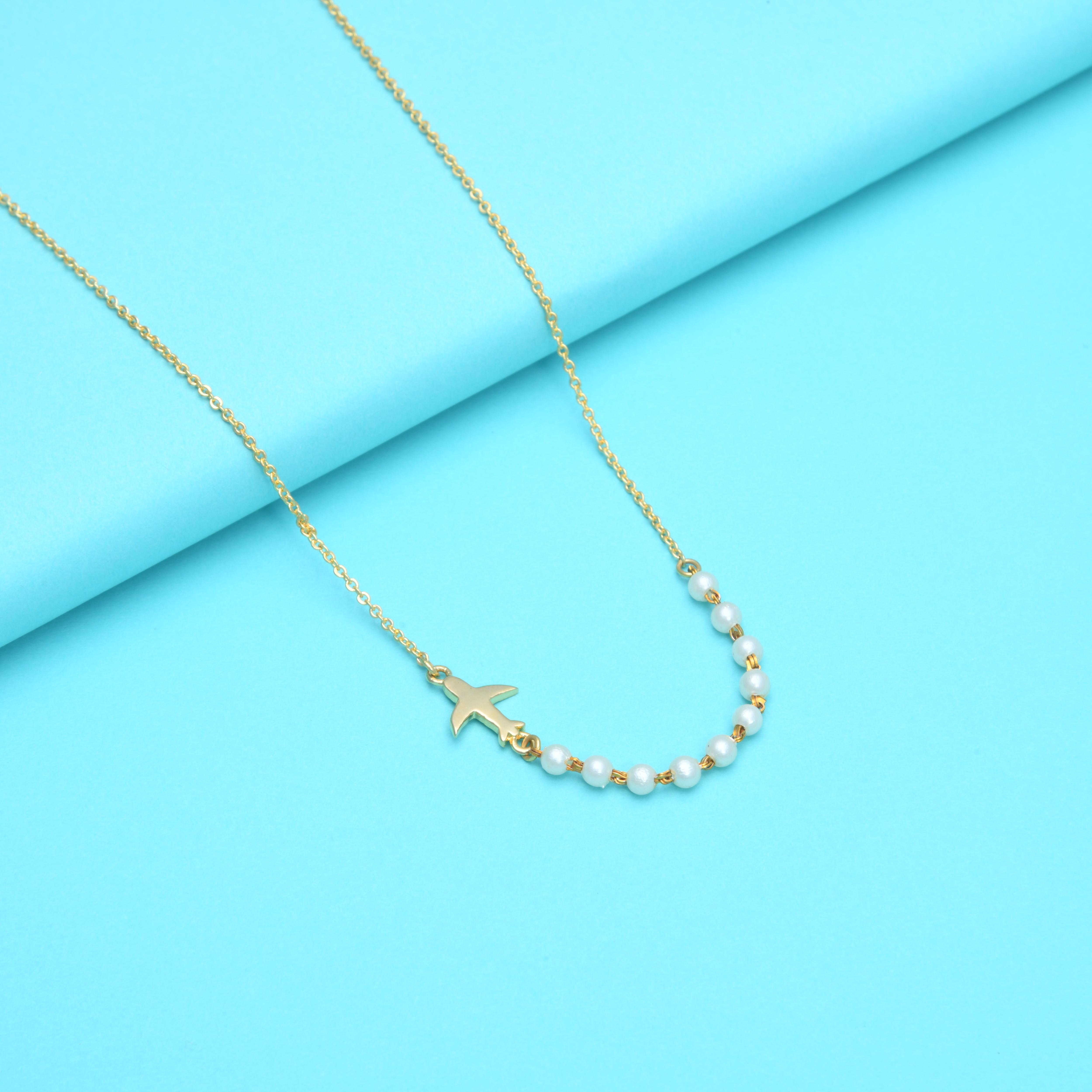 Playful In Pearl Pendant Necklace