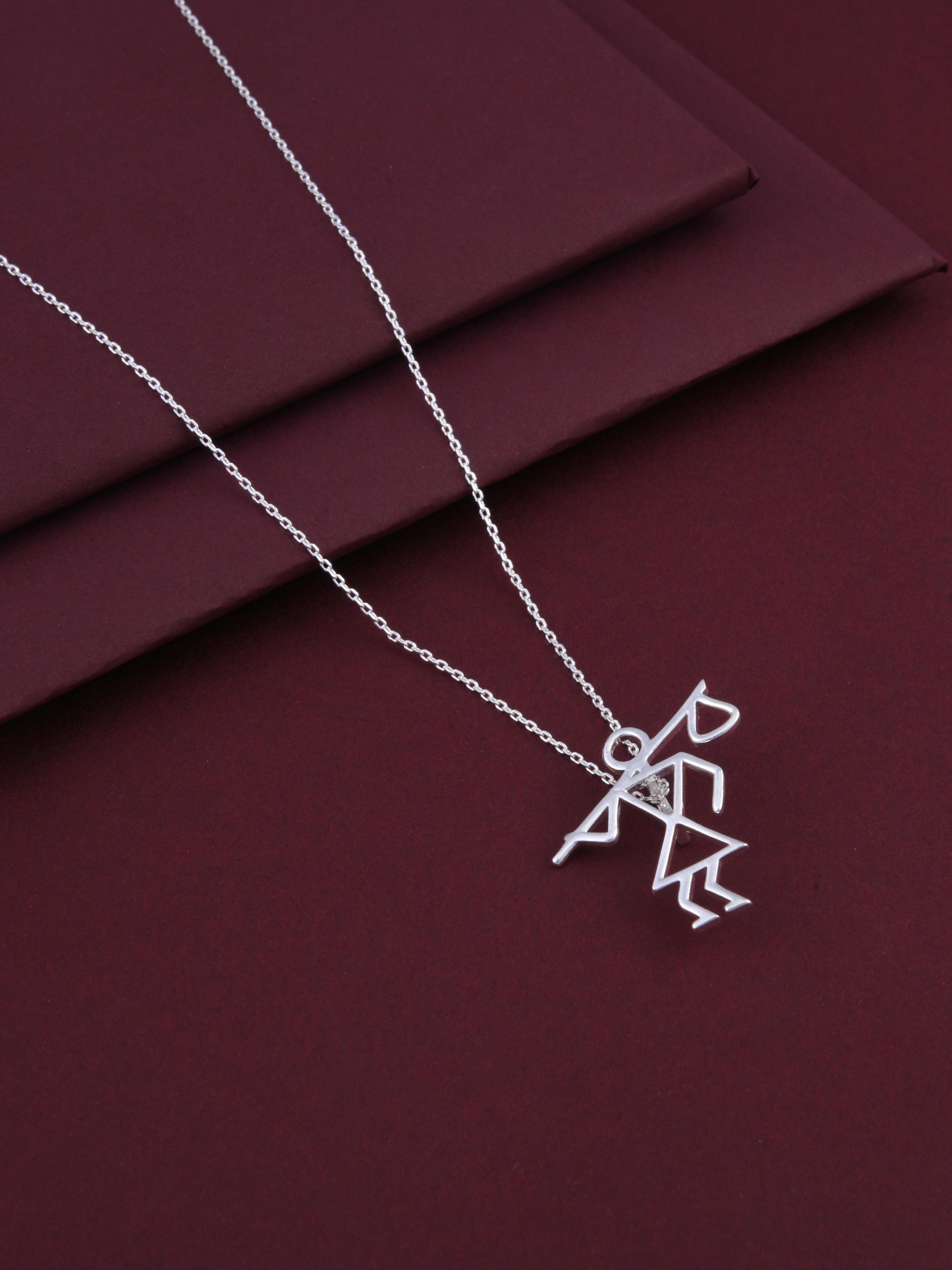 Warli Krushi Pendant Necklace