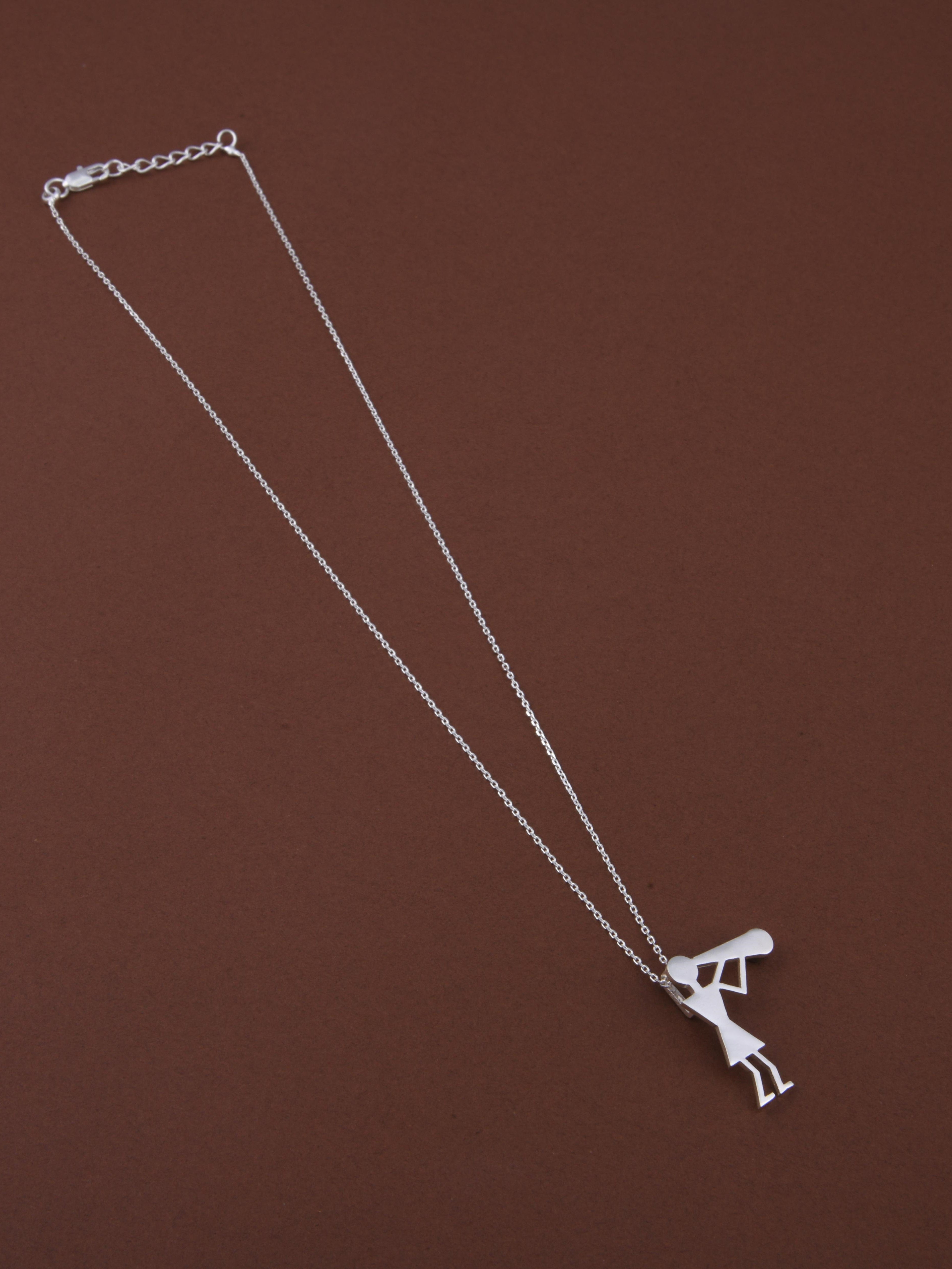Warli Trumpet Pendant Necklace