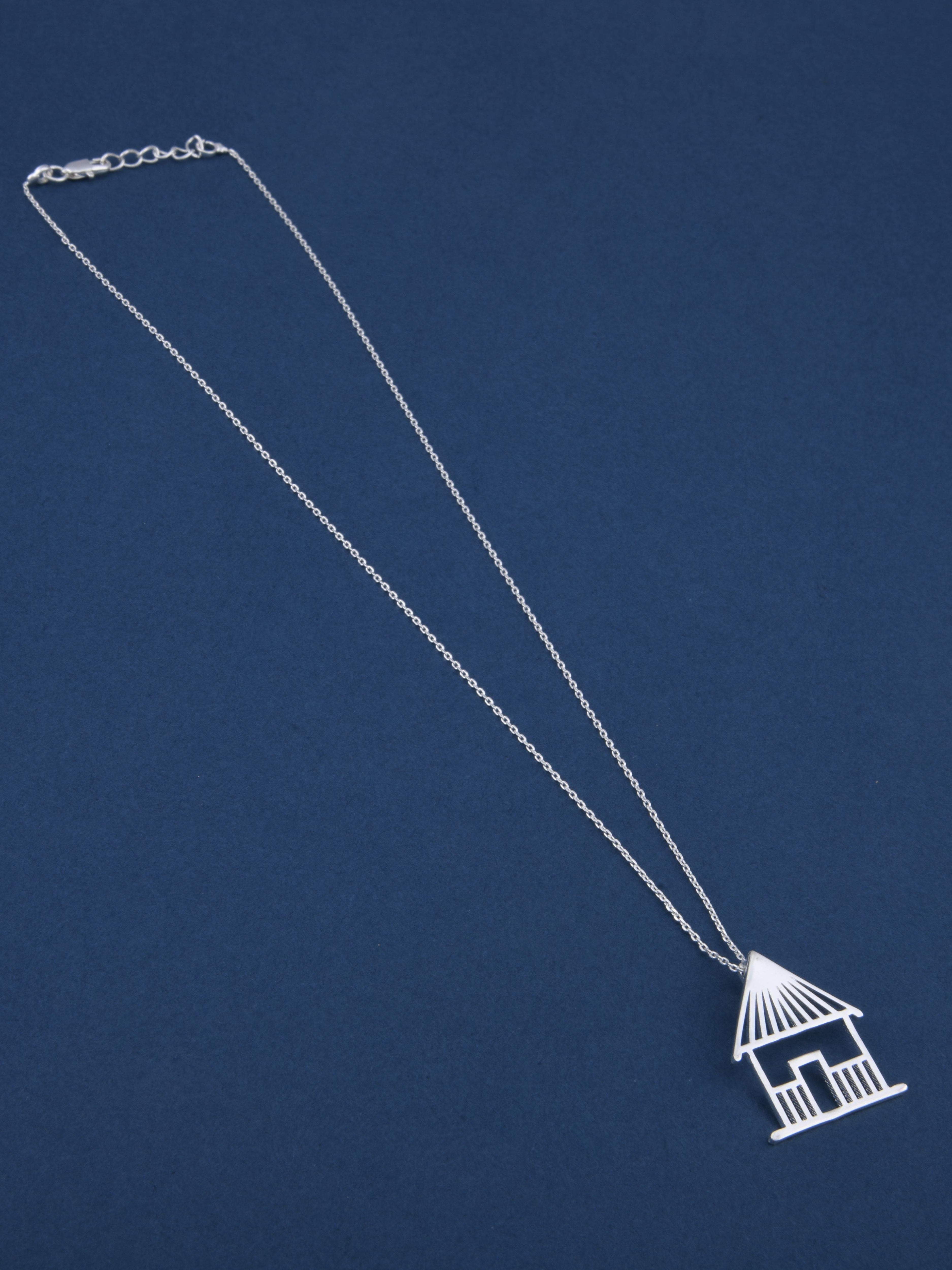 Hut Warli Pendant Necklace