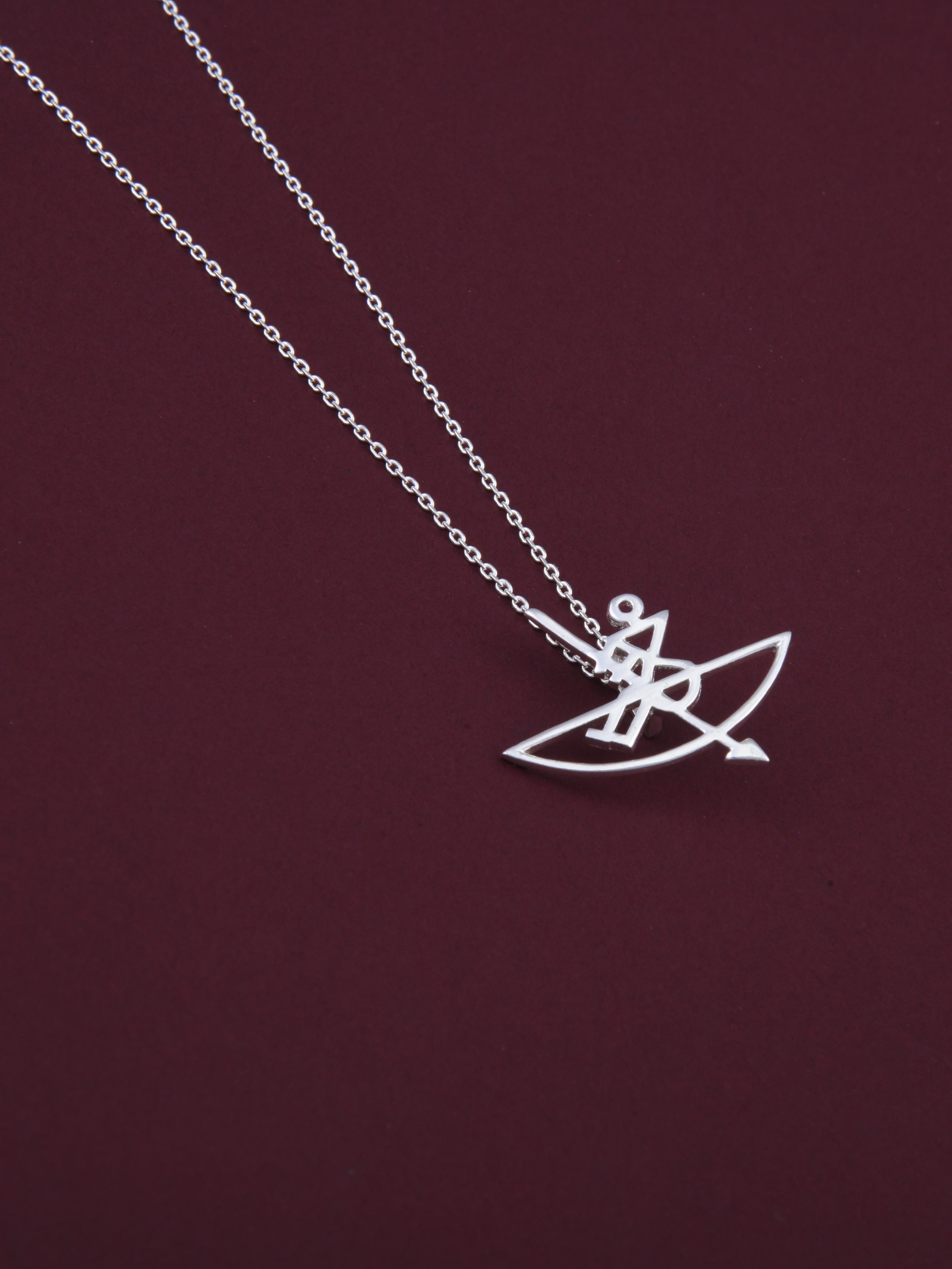 Warli Boat Pendant Necklace
