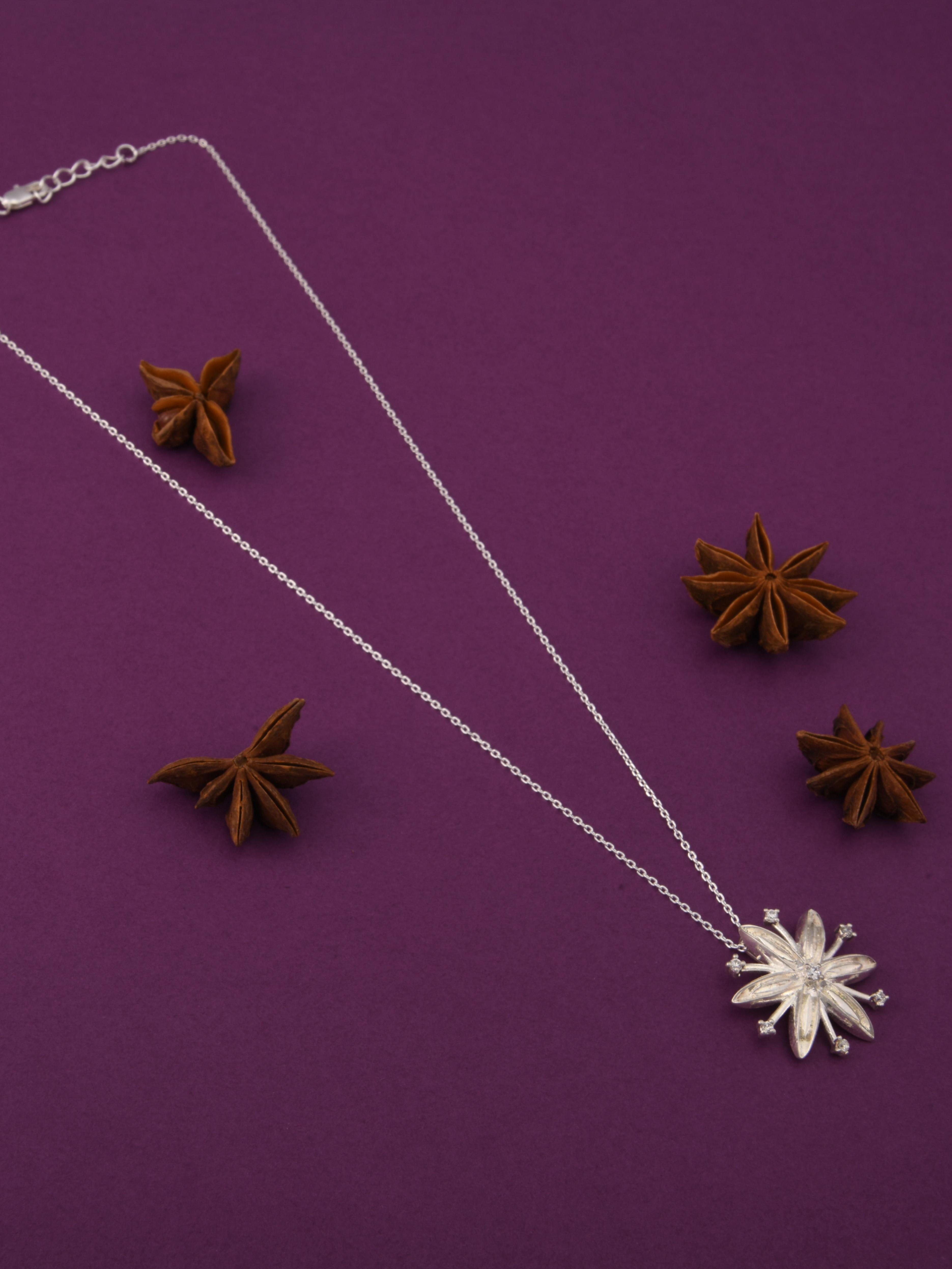 Star Anise Spice Pendant Necklace