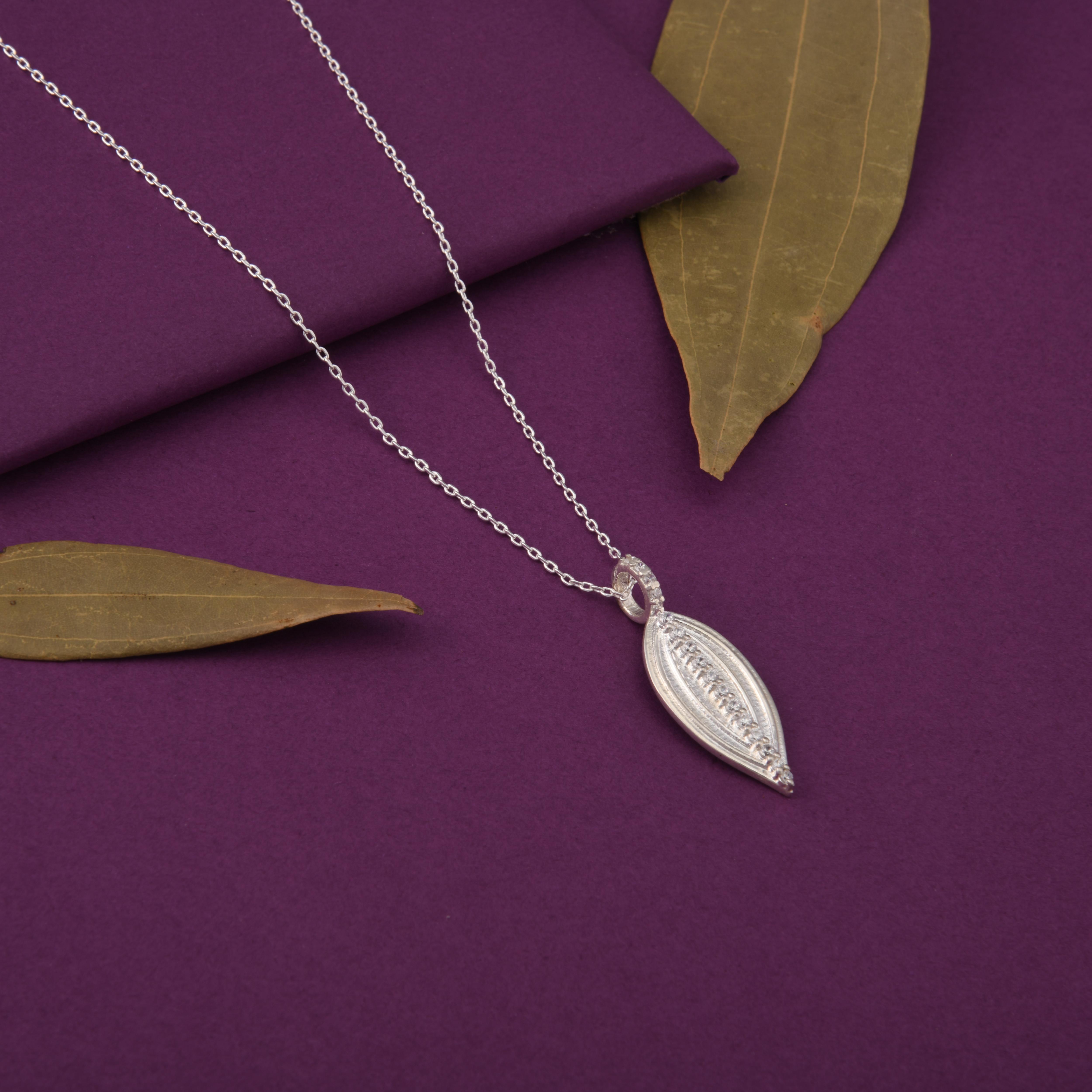 Bay Leaf Spice Pendant Necklace