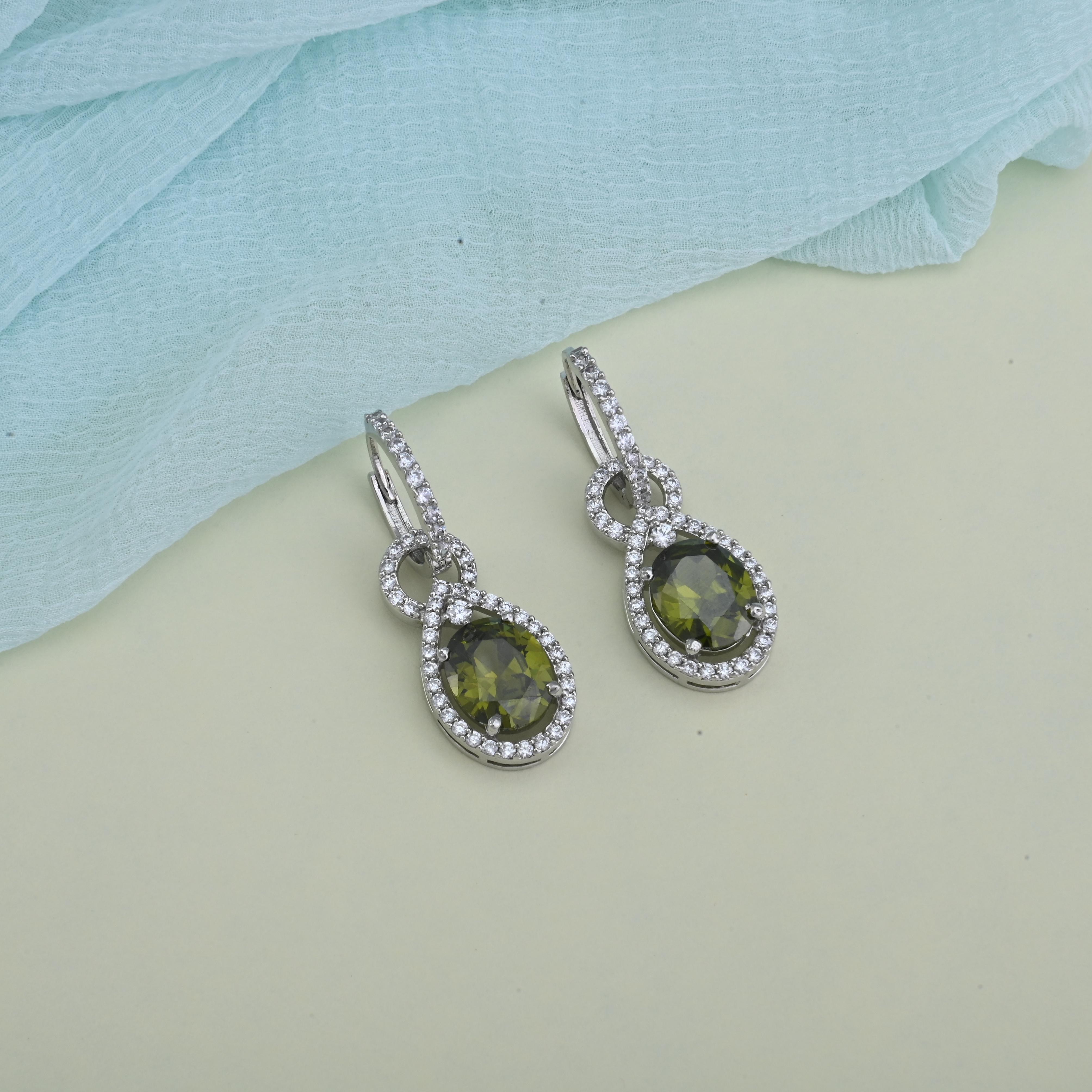 Colorful CZ Earrings