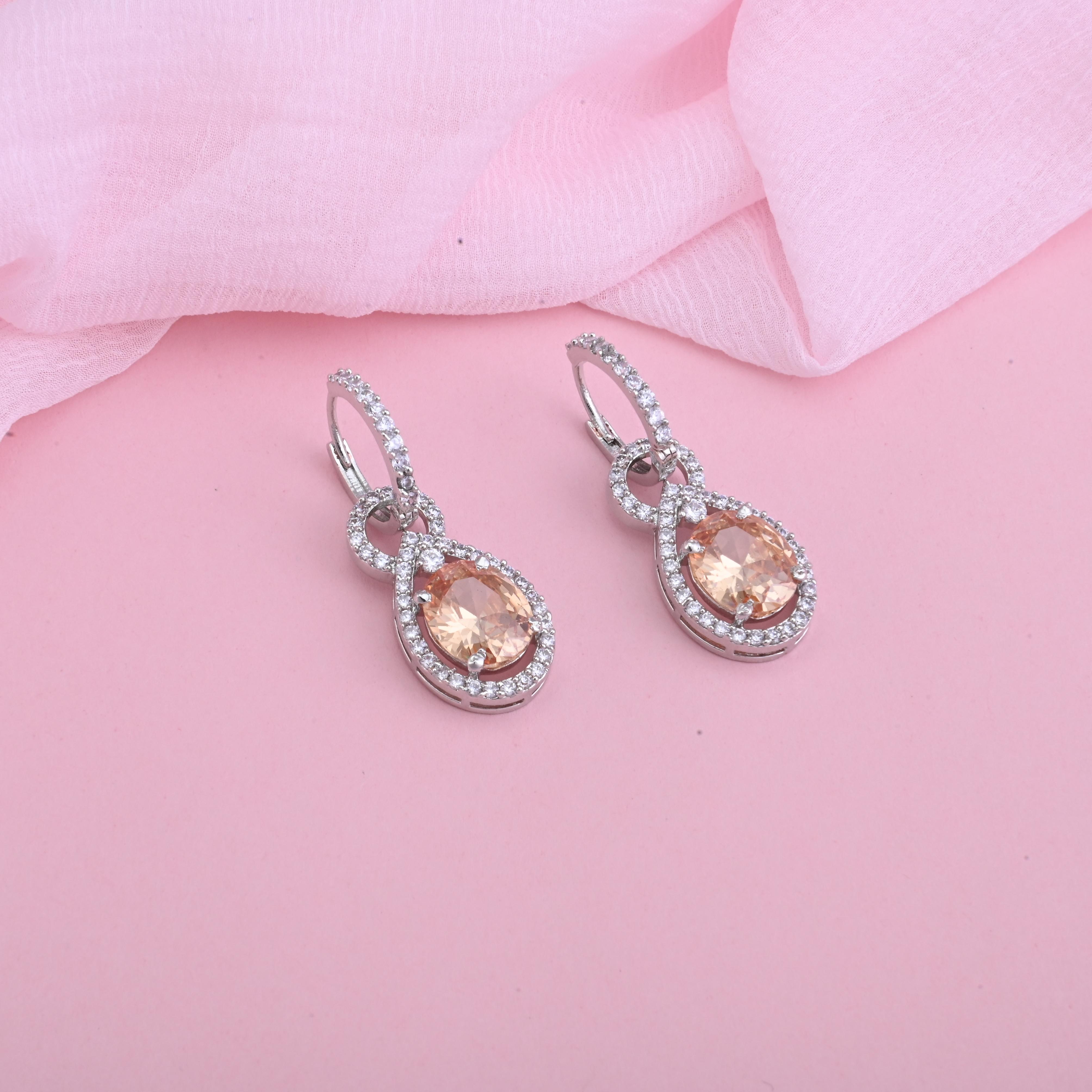 Colorful CZ Earrings