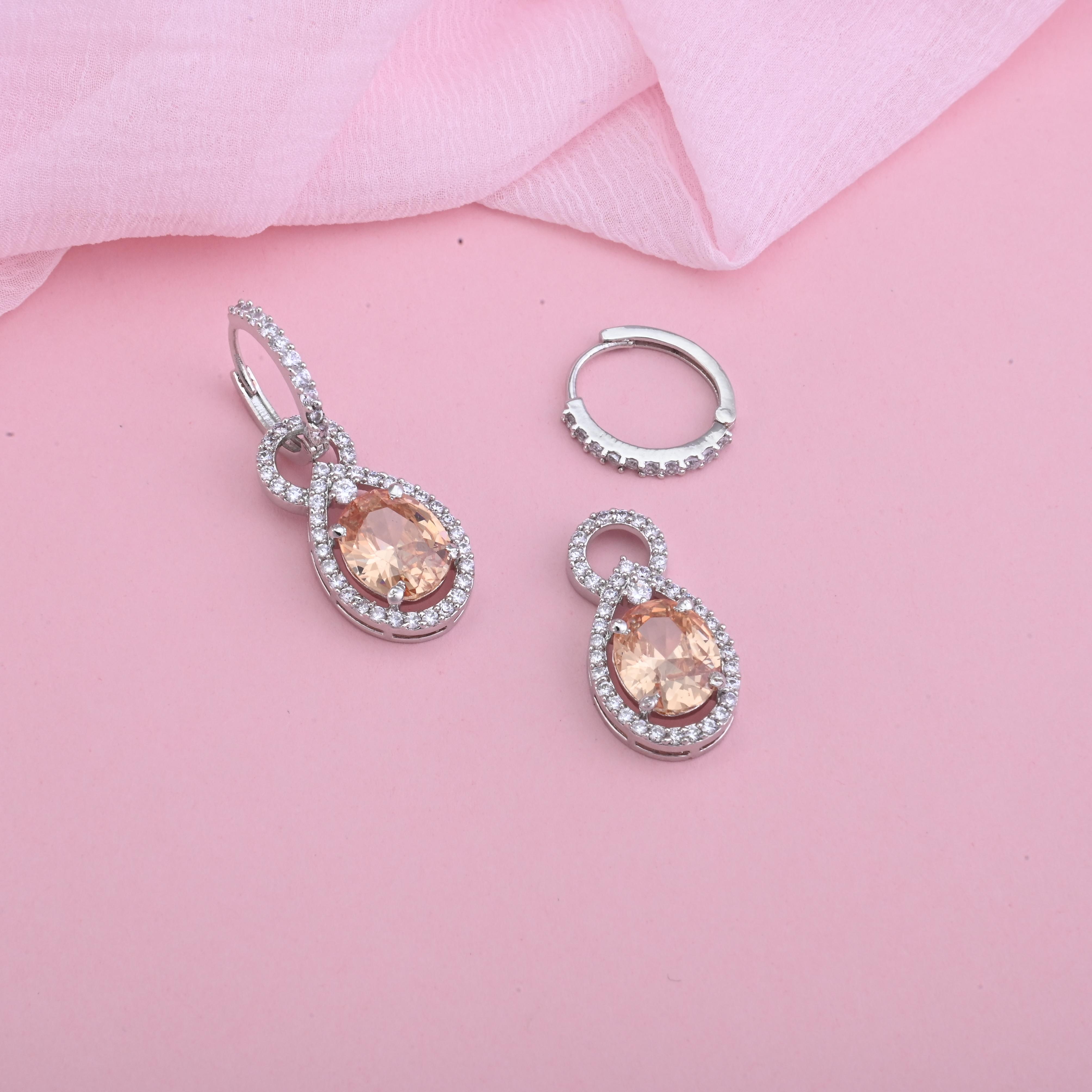 Colorful CZ Earrings