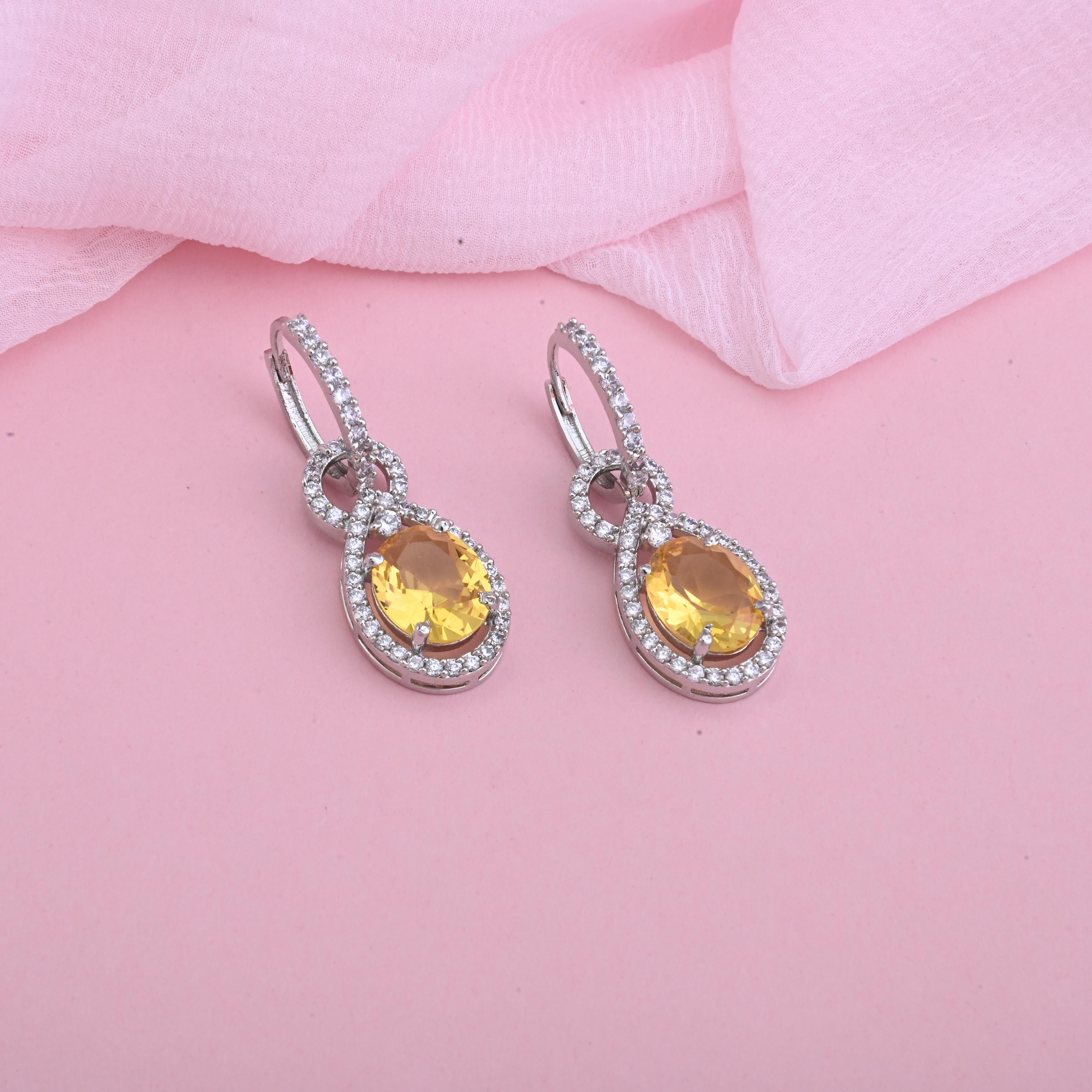 Colorful CZ Earrings