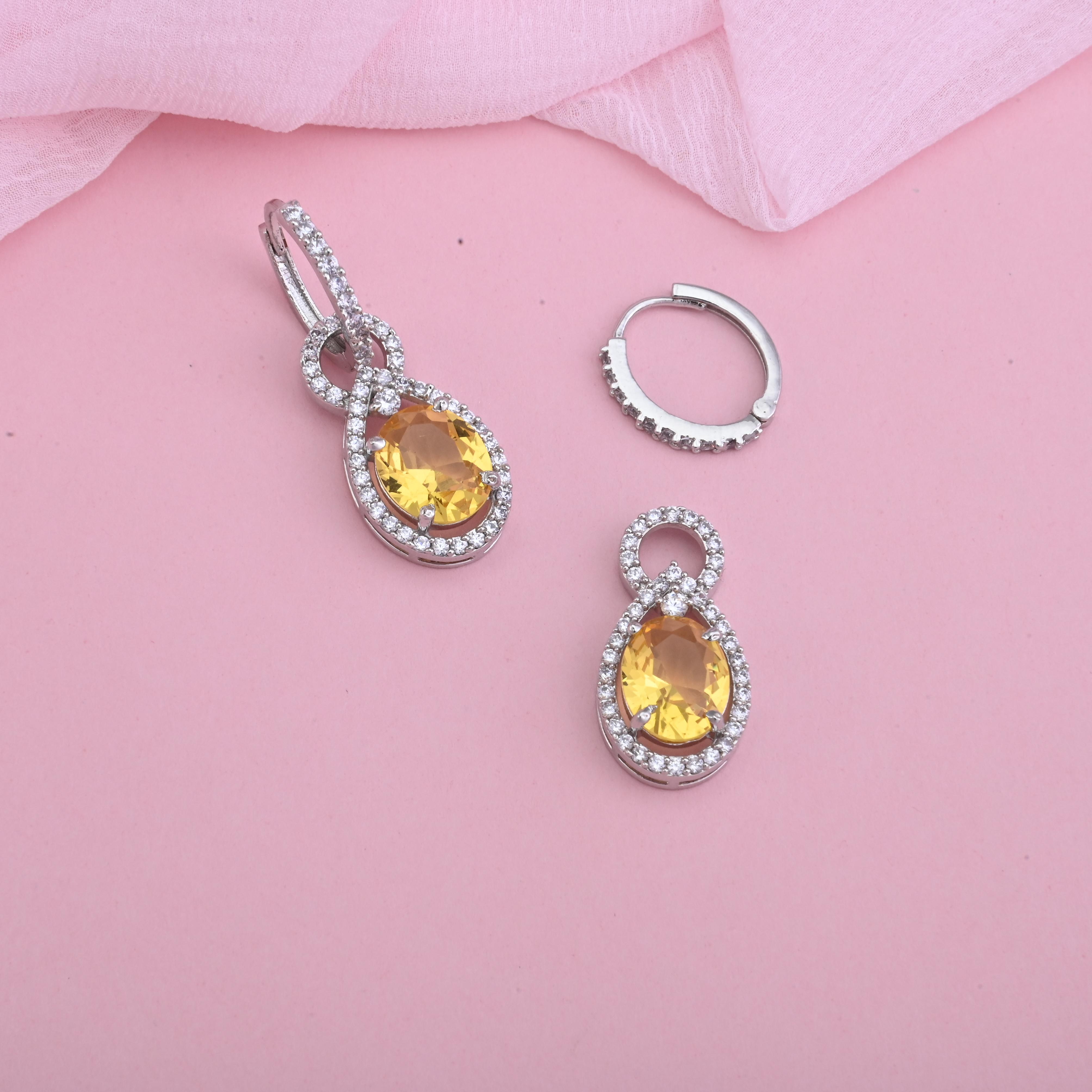 Colorful CZ Earrings