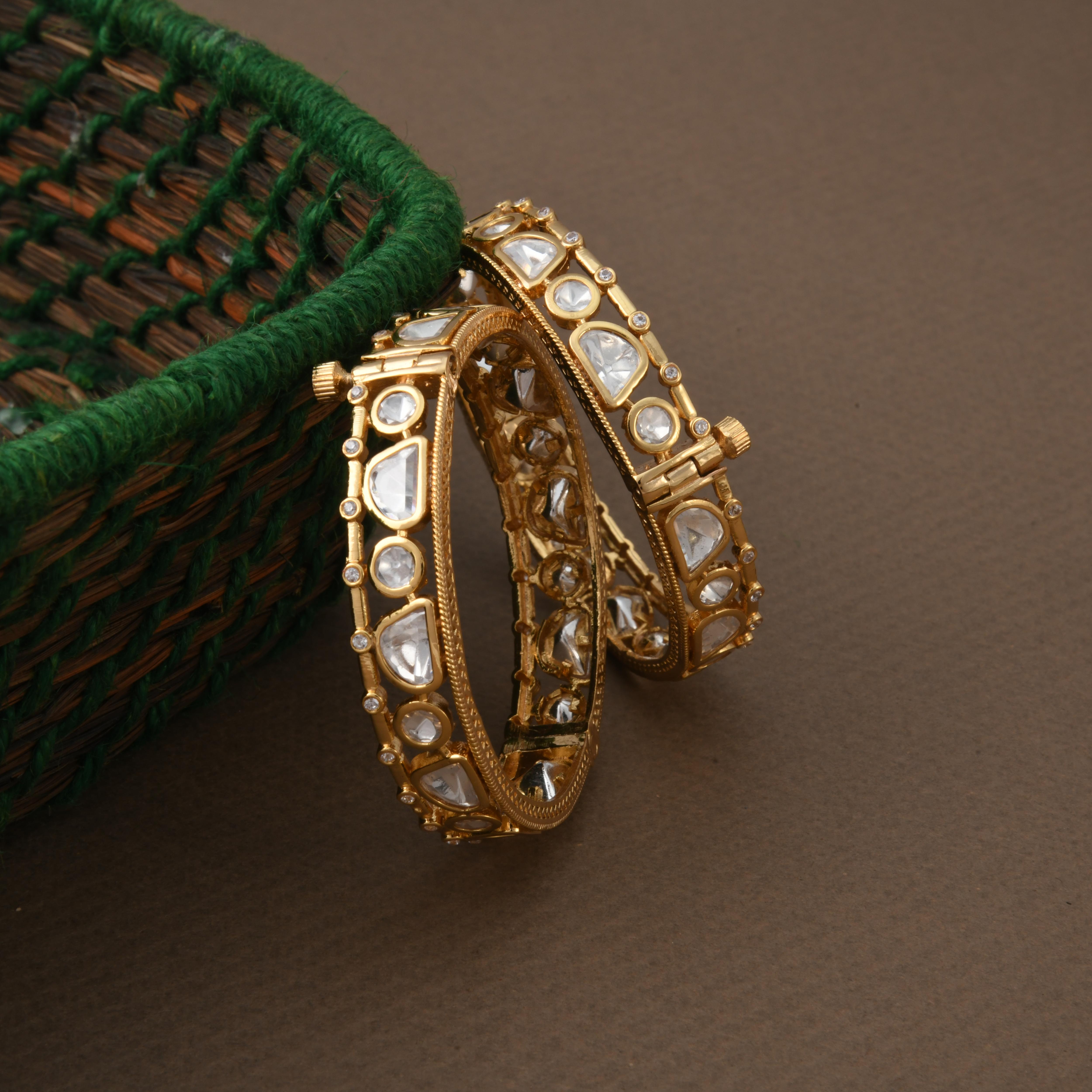 Kashvi Kundan Bangles