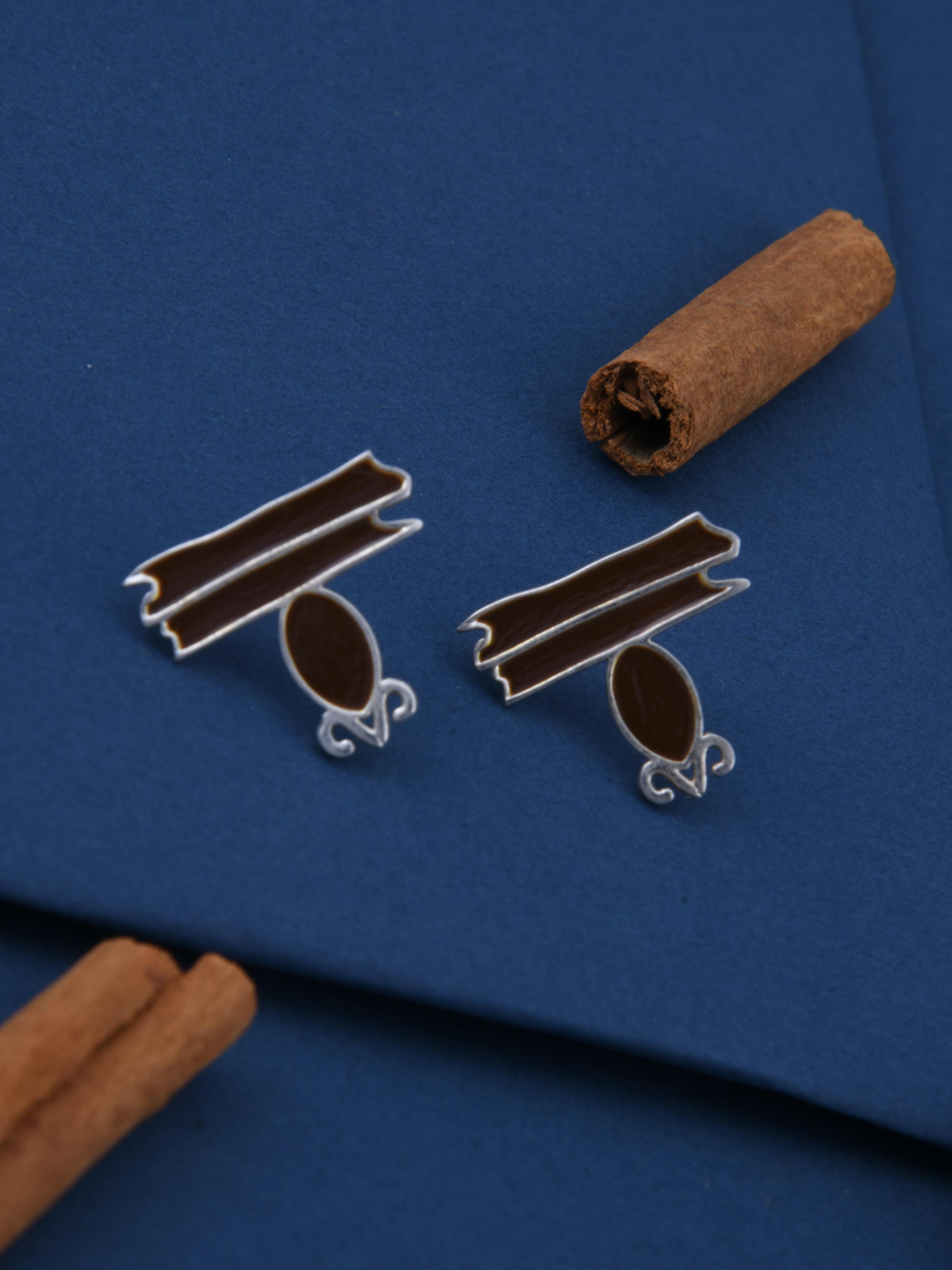 Cinnamon & Cardamom Spice Earrings