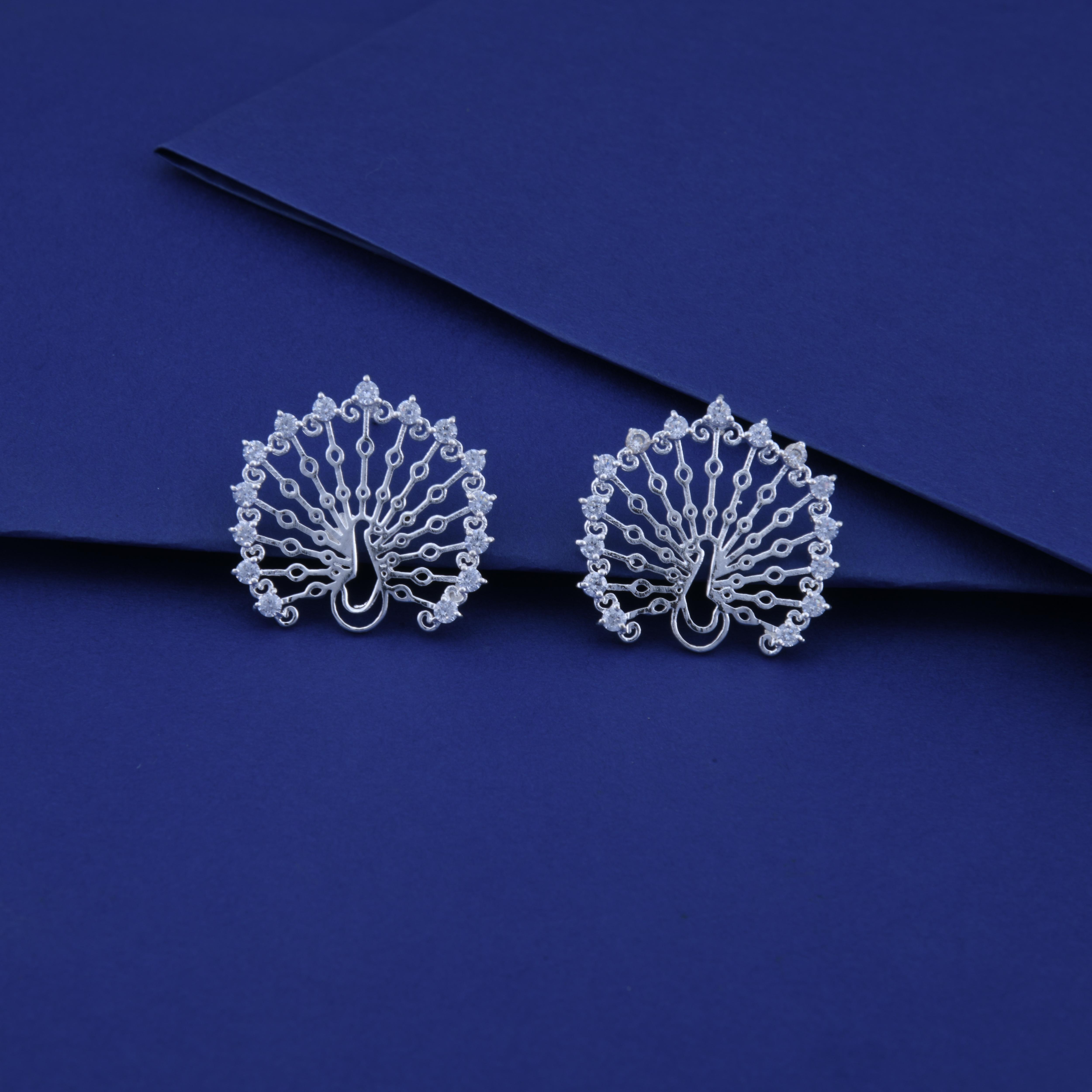 Mayuramukhi Stud Earrings