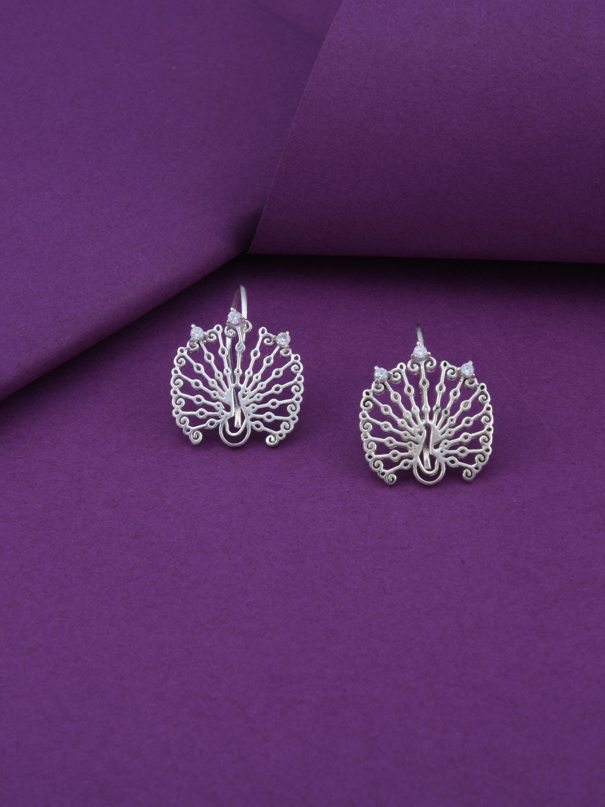 Mayuramukhi Hook Earrings