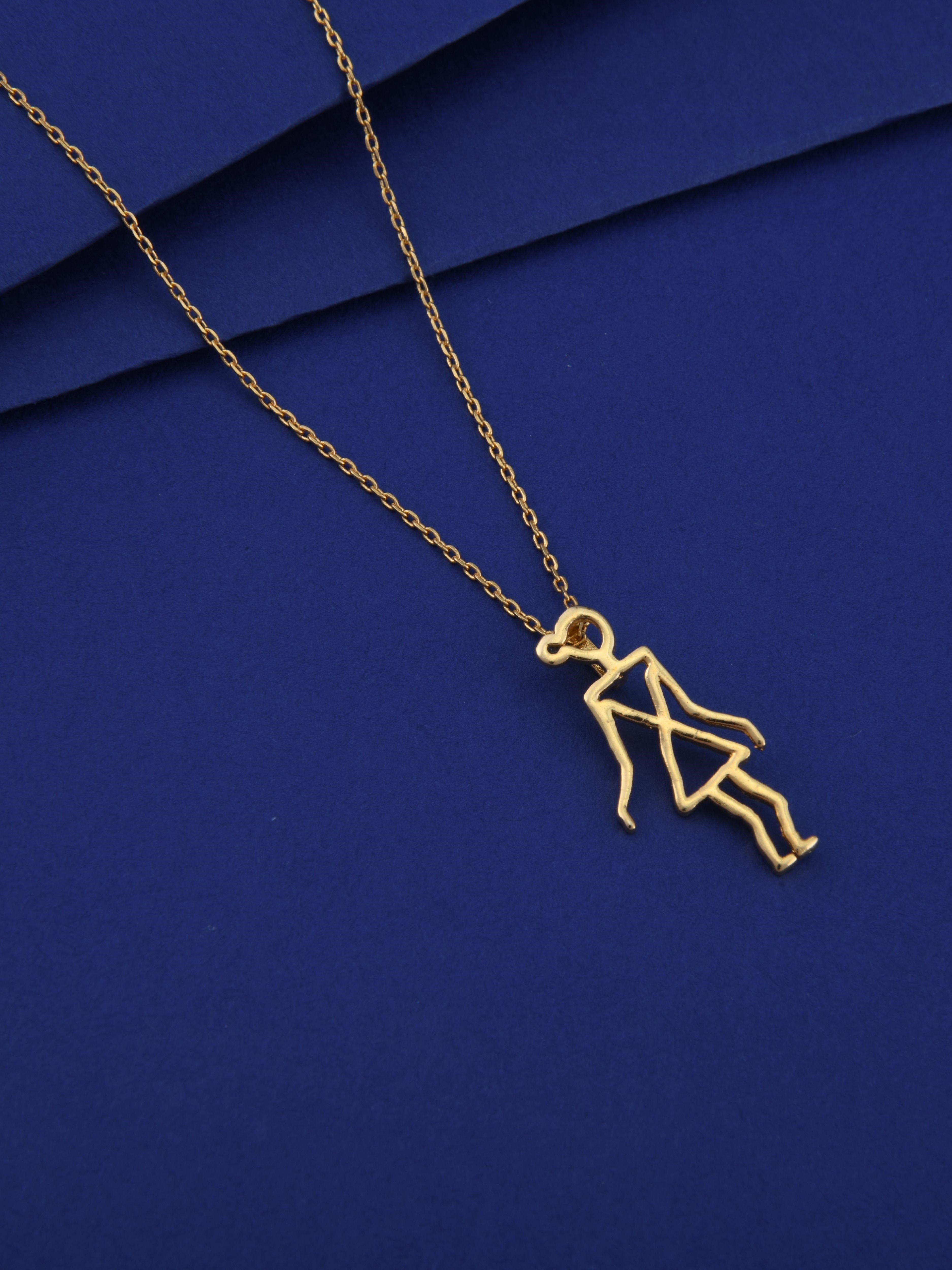Warli Girl Pendant Necklace