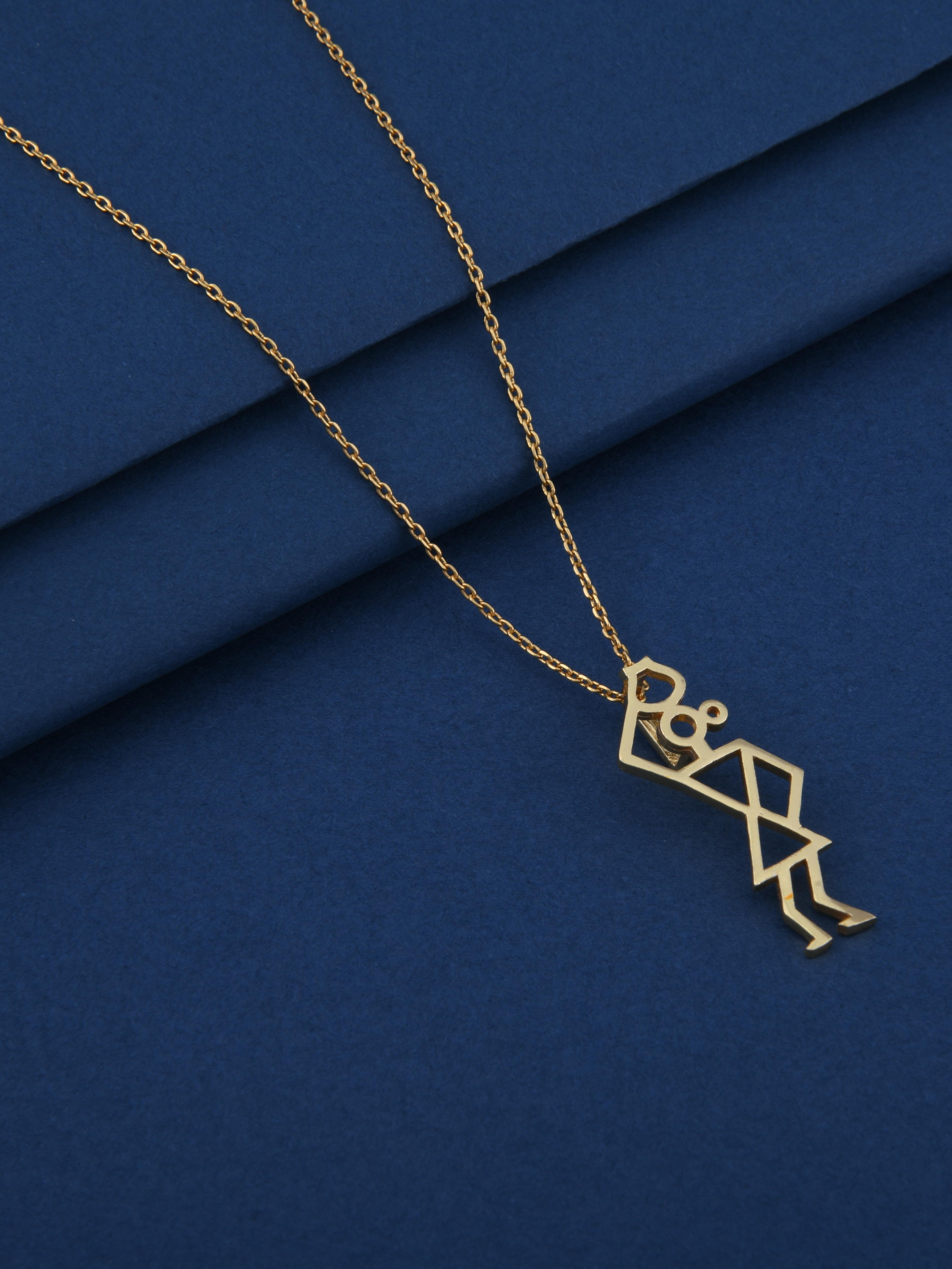 Handi Warli Pendant Necklace